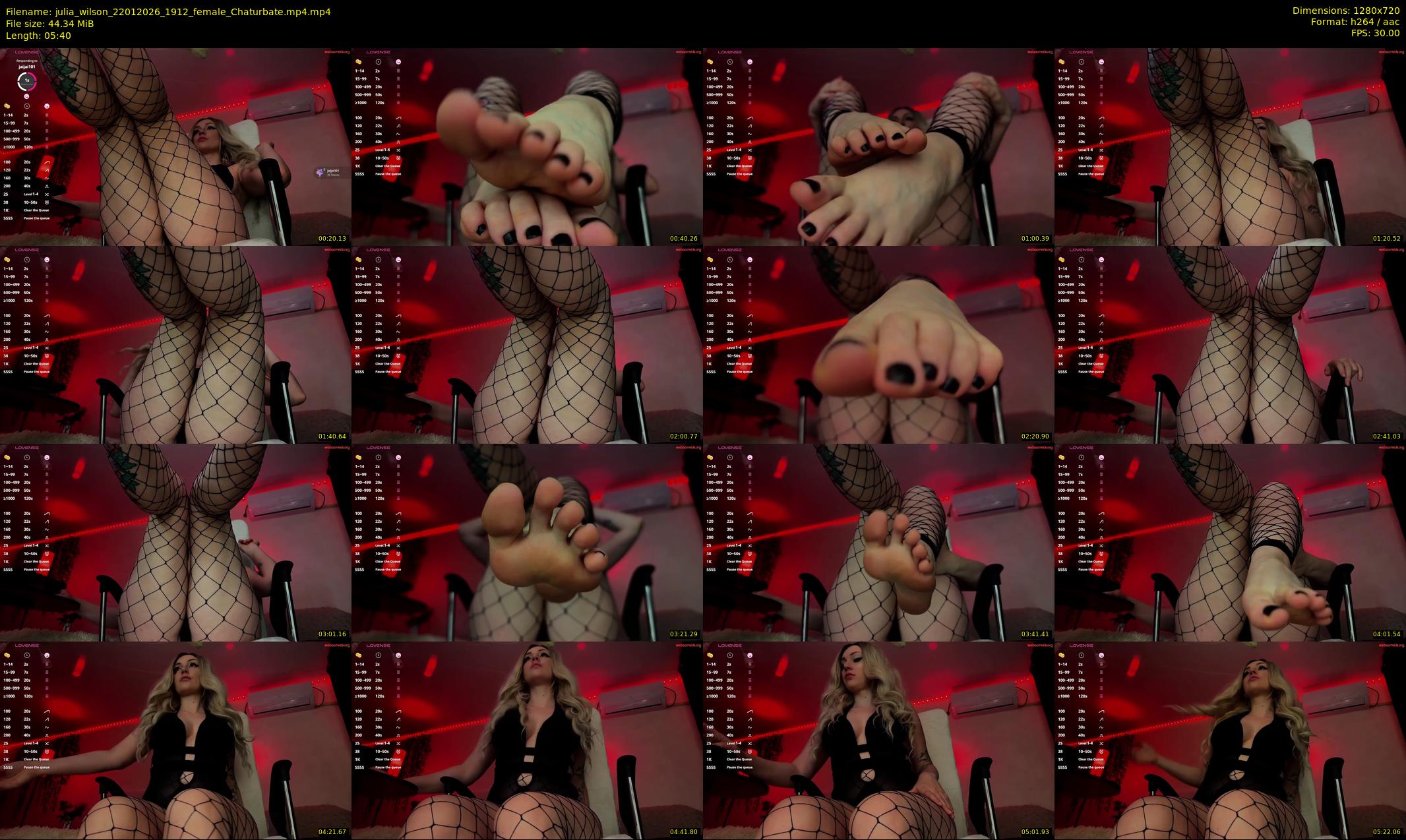 julia_wilson — 6 minute Chaturbate female cam show recording, 720p, Jan 22, 2026