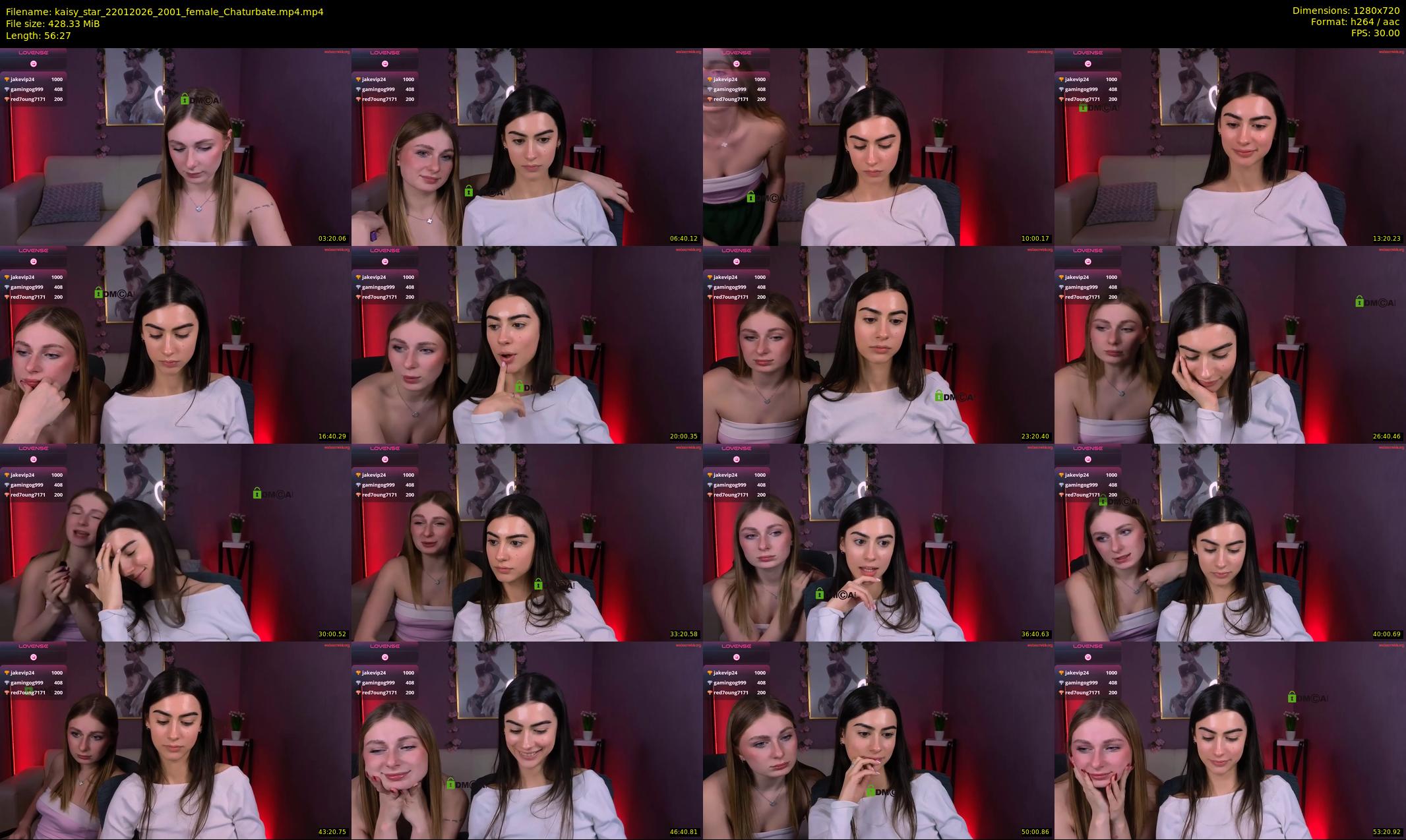 kaisy_star — 57 minute Chaturbate female cam show recording, 720p, Jan 22, 2026