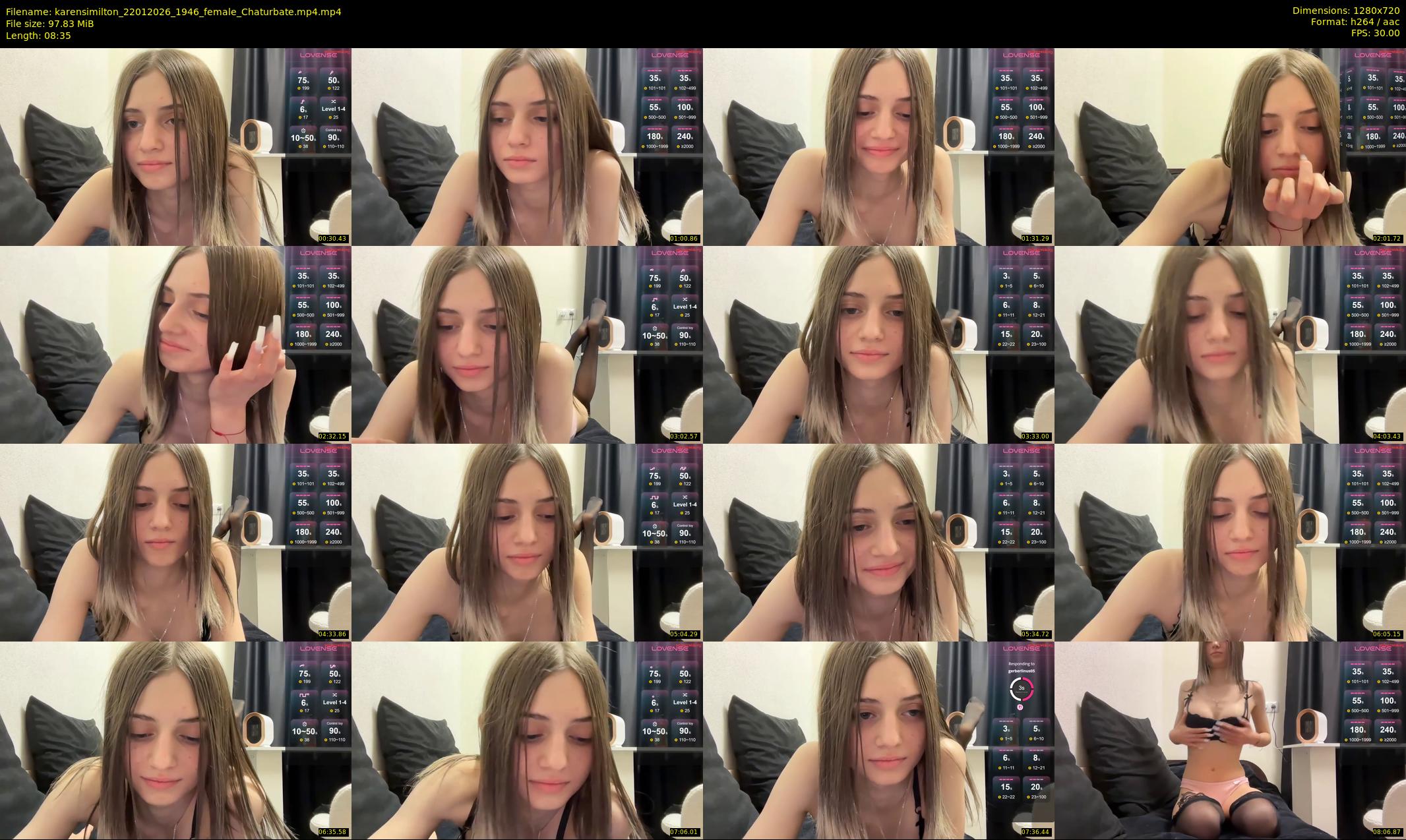 karensimilton — 9 minute Chaturbate female cam show recording, 720p, Jan 22, 2026