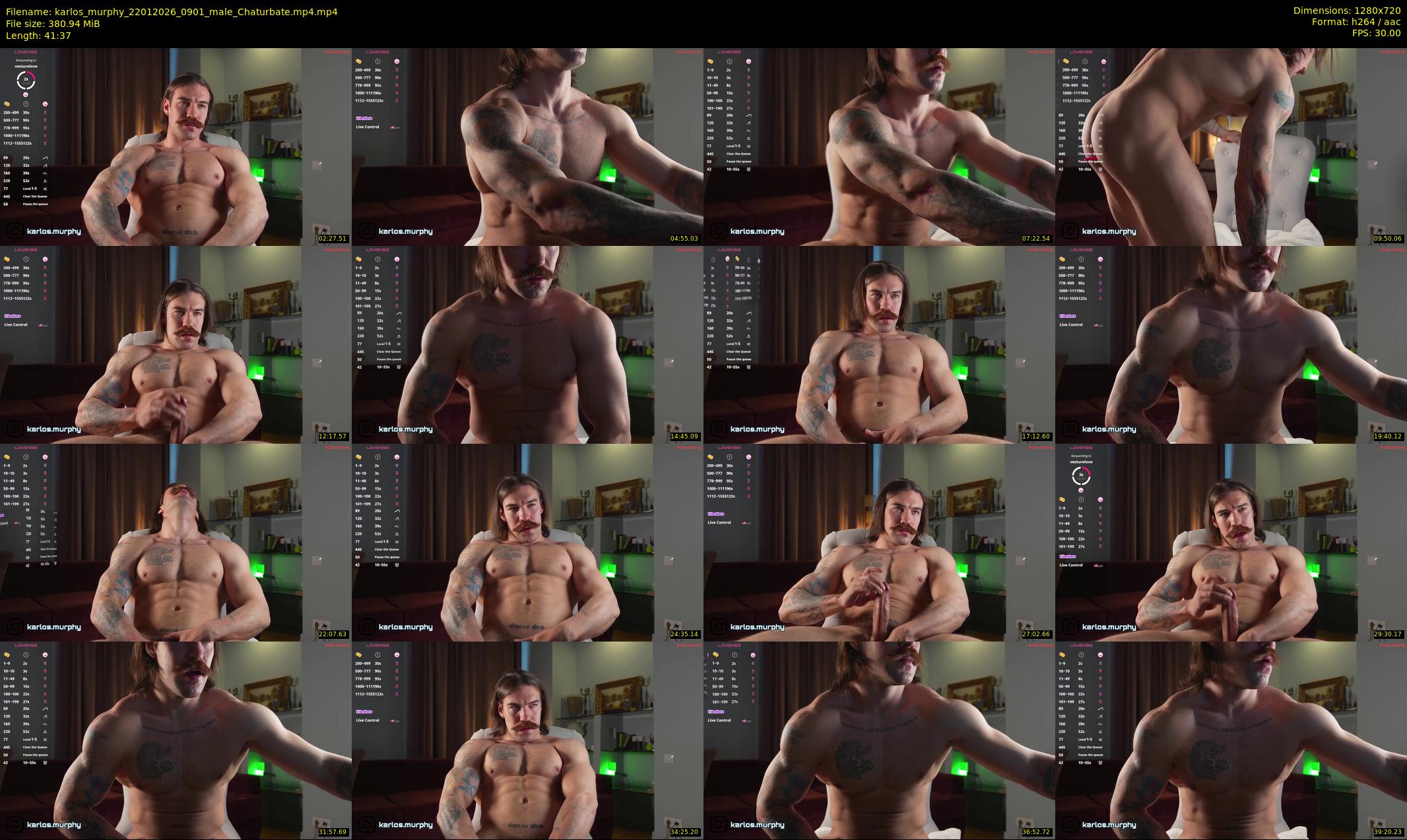 karlos_murphy — 42 minute Chaturbate male cam show recording, 720p, Jan 22, 2026