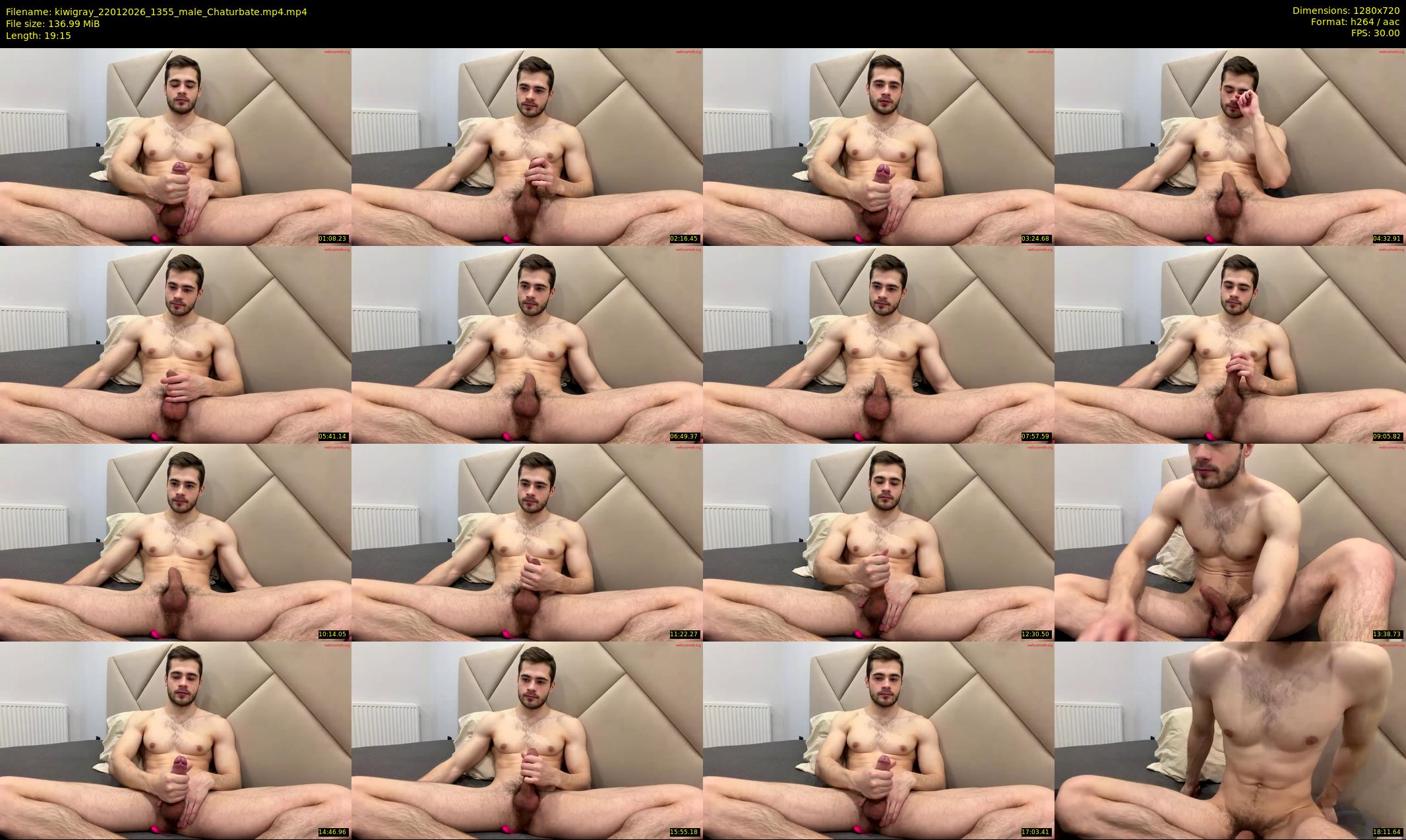 kiwigray — 20 minute Chaturbate male cam show recording, 720p, Jan 22, 2026
