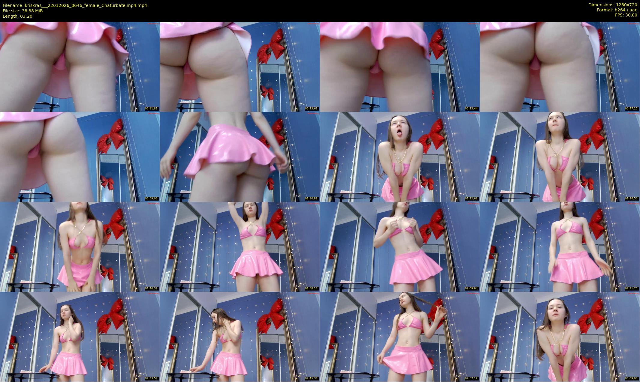 kriskras__ — 4 minute Chaturbate female cam show recording, 720p, Jan 22, 2026