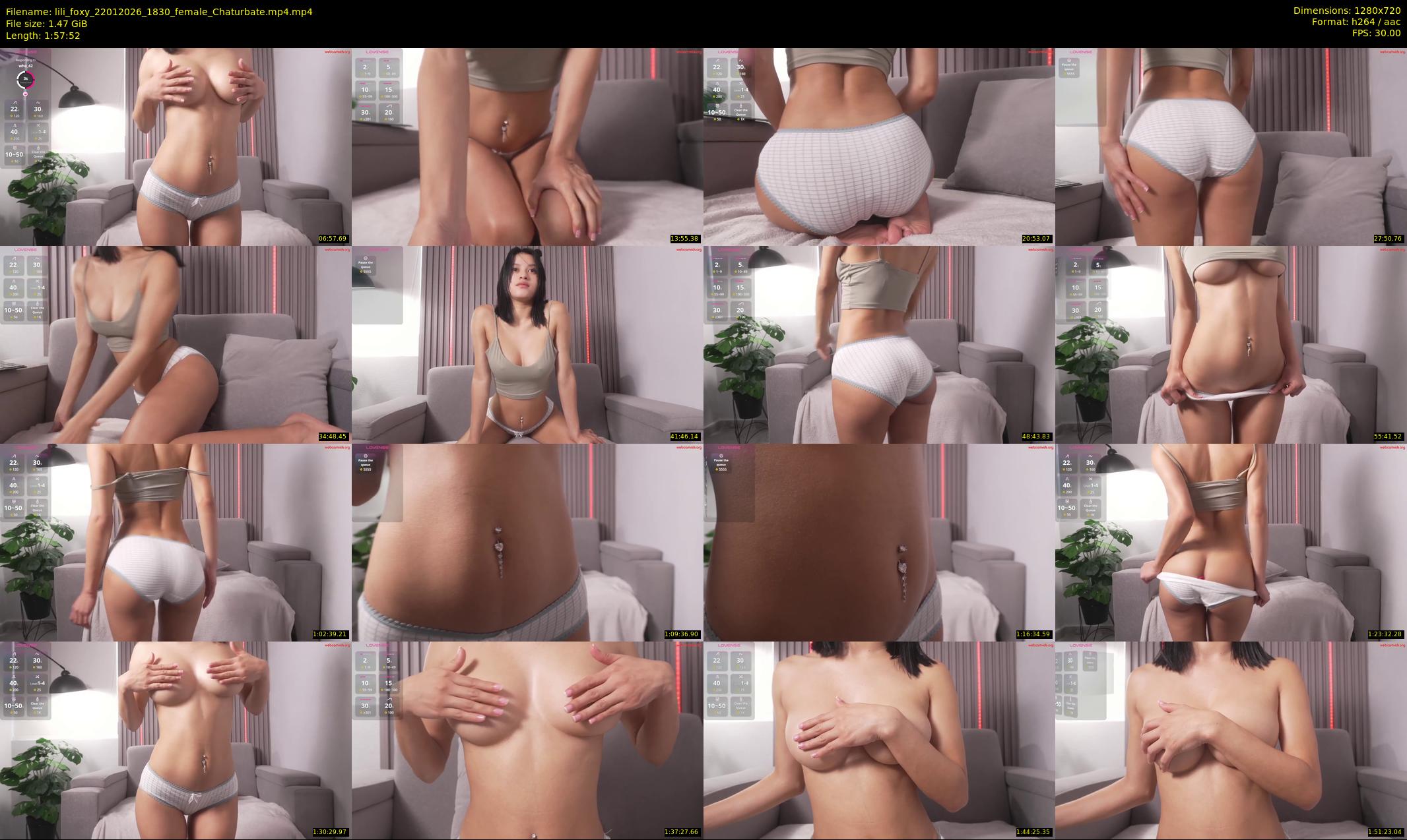 lili_foxy — 118 minute Chaturbate female cam show recording, 720p, Jan 22, 2026