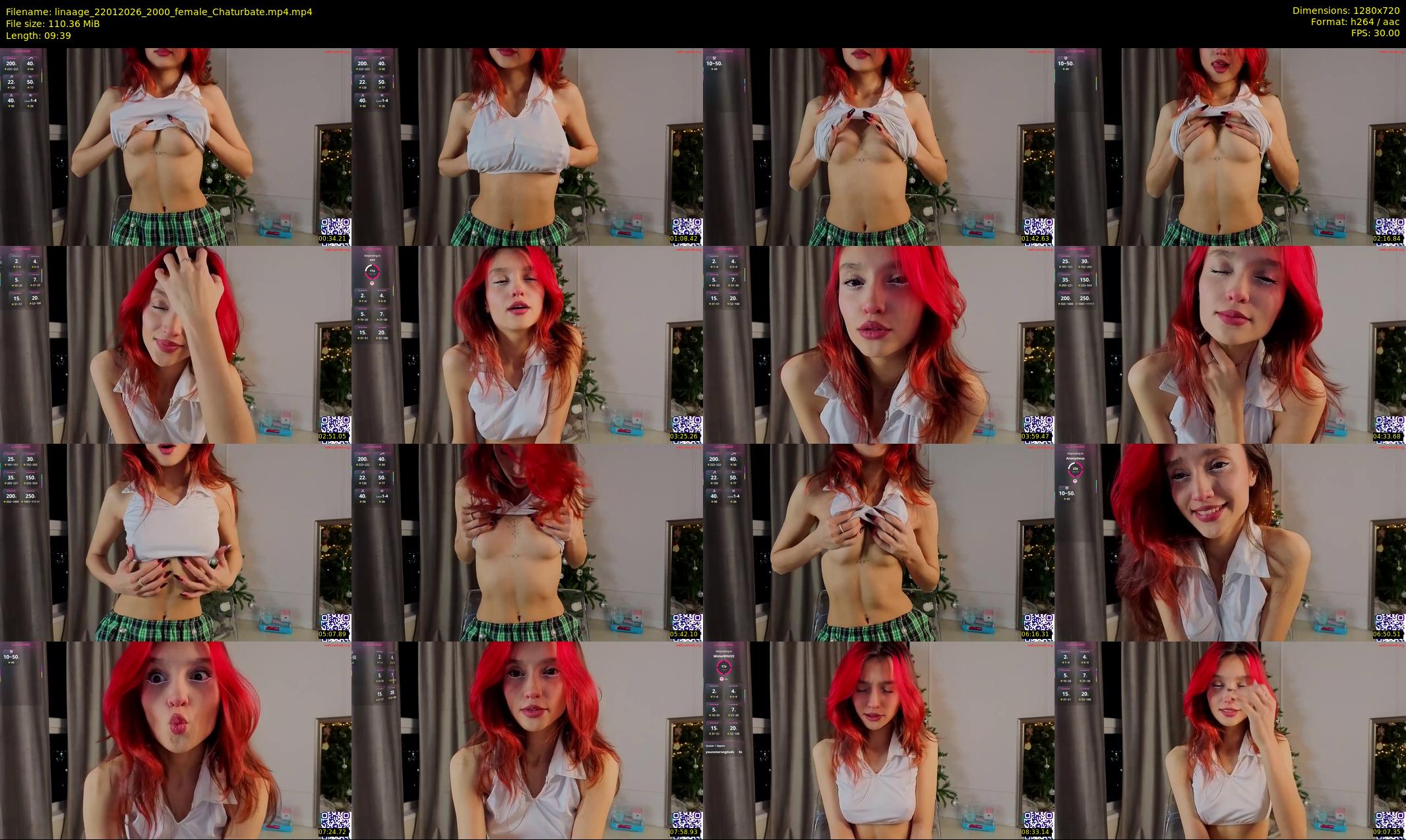 linaage — 10 minute Chaturbate female cam show recording, 720p, Jan 22, 2026