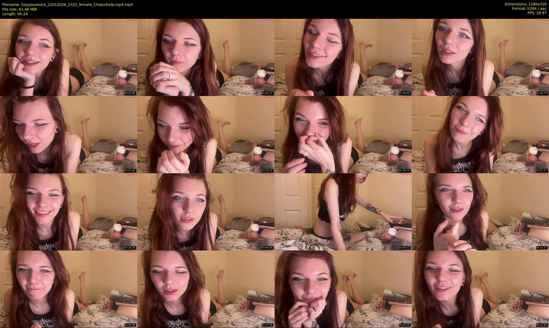 lizzyylovesick — 7 minute Chaturbate female cam show recording, 720p, Jan 22, 2026