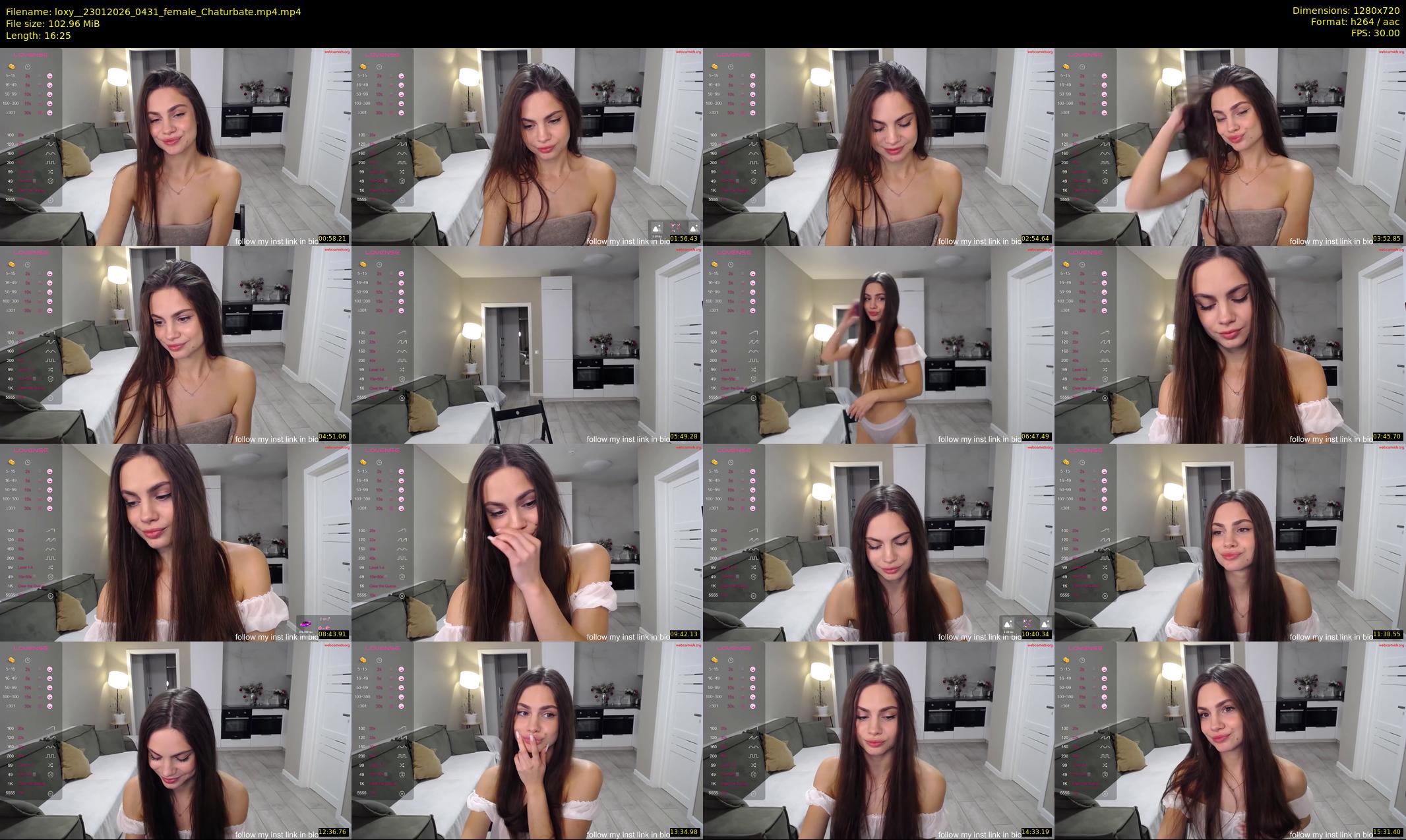 loxy_ — 17 minute Chaturbate female cam show recording, 720p, Jan 23, 2026