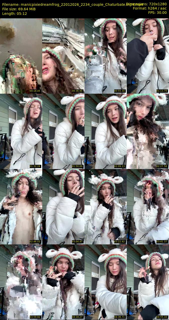 manicpixiedreamfrog — 6 minute Chaturbate couple cam show recording, 1080p, Jan 22, 2026