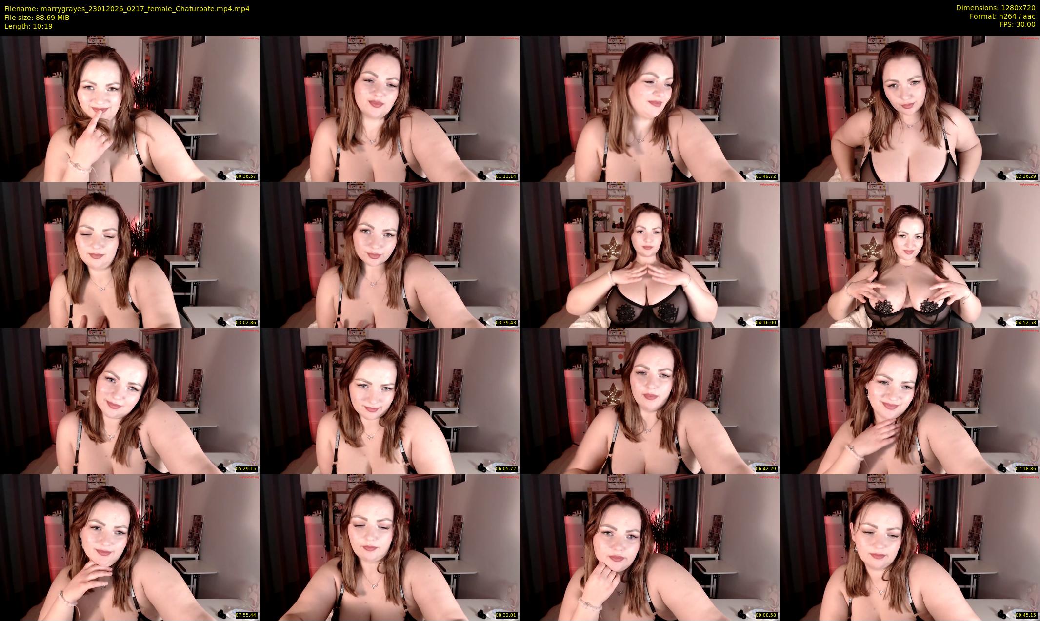 marrygrayes — 11 minute Chaturbate female cam show recording, 720p, Jan 23, 2026