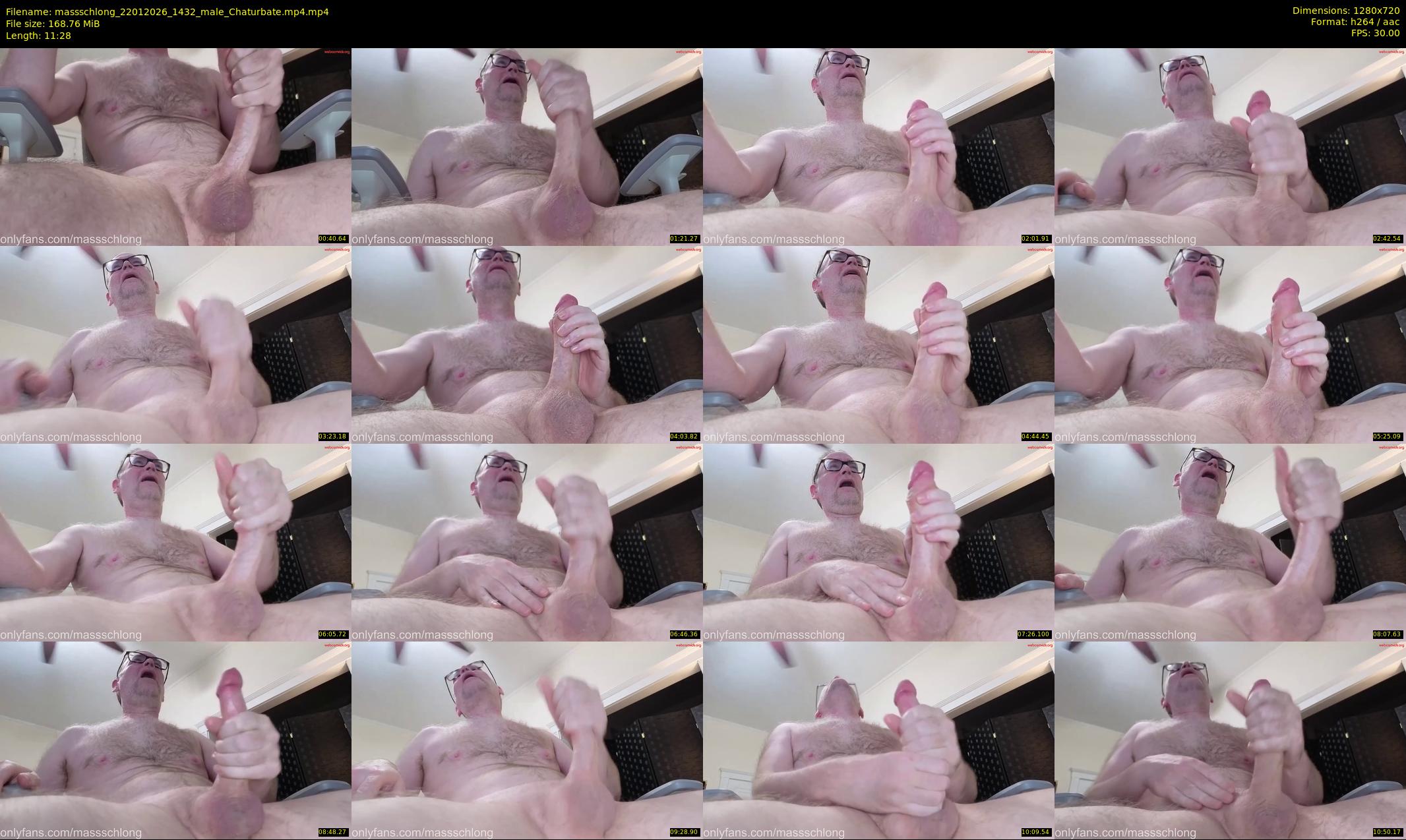 massschlong — 12 minute Chaturbate male cam show recording, 720p, Jan 22, 2026