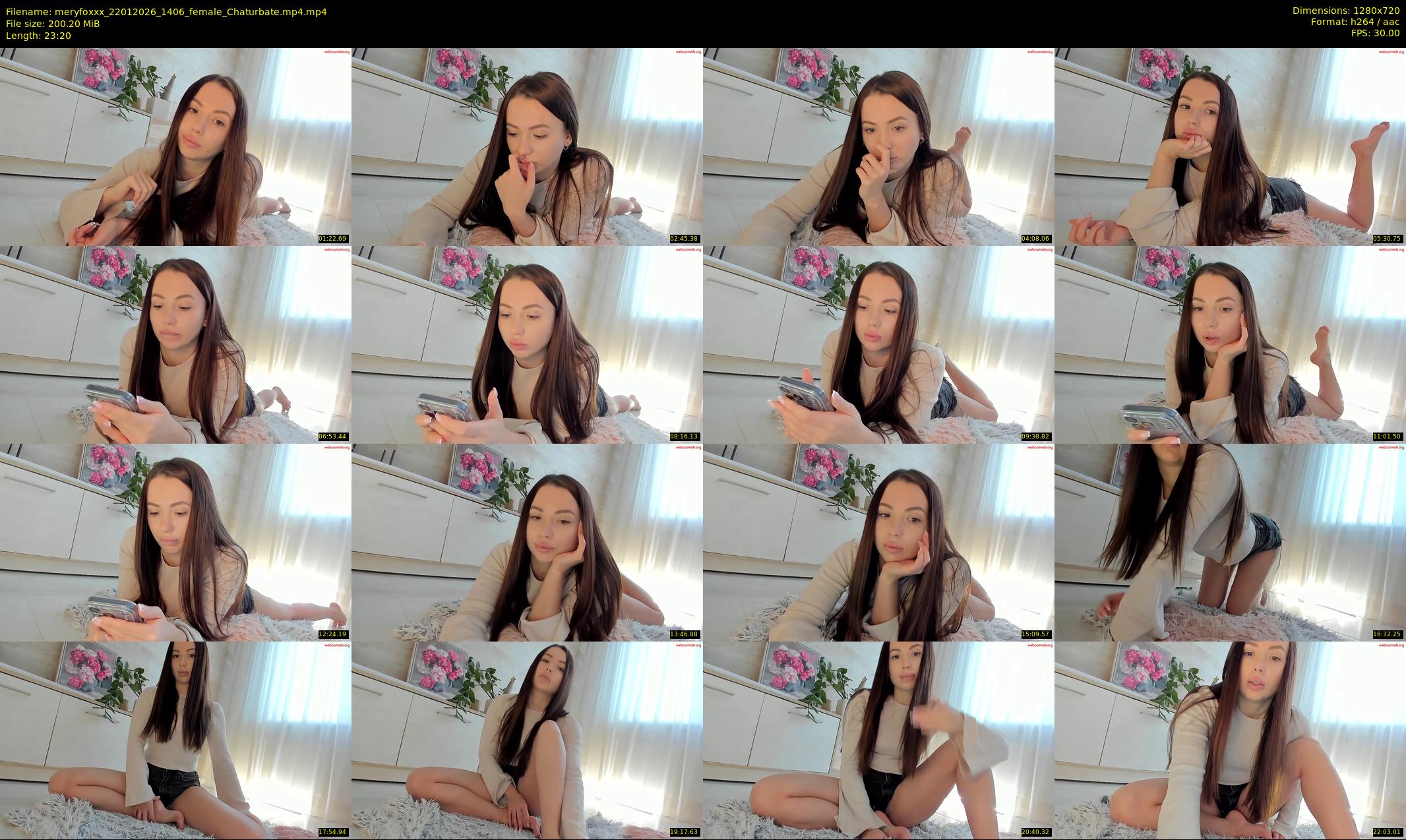 meryfoxxx — 24 minute Chaturbate female cam show recording, 720p, Jan 22, 2026
