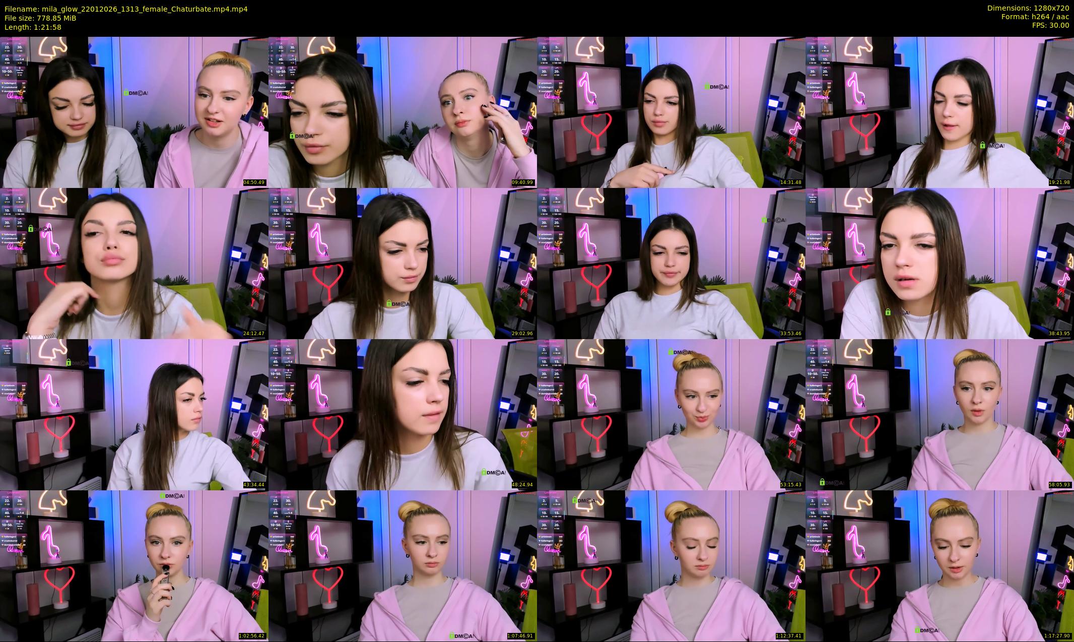 mila_glow — 82 minute Chaturbate female cam show recording, 720p, Jan 22, 2026