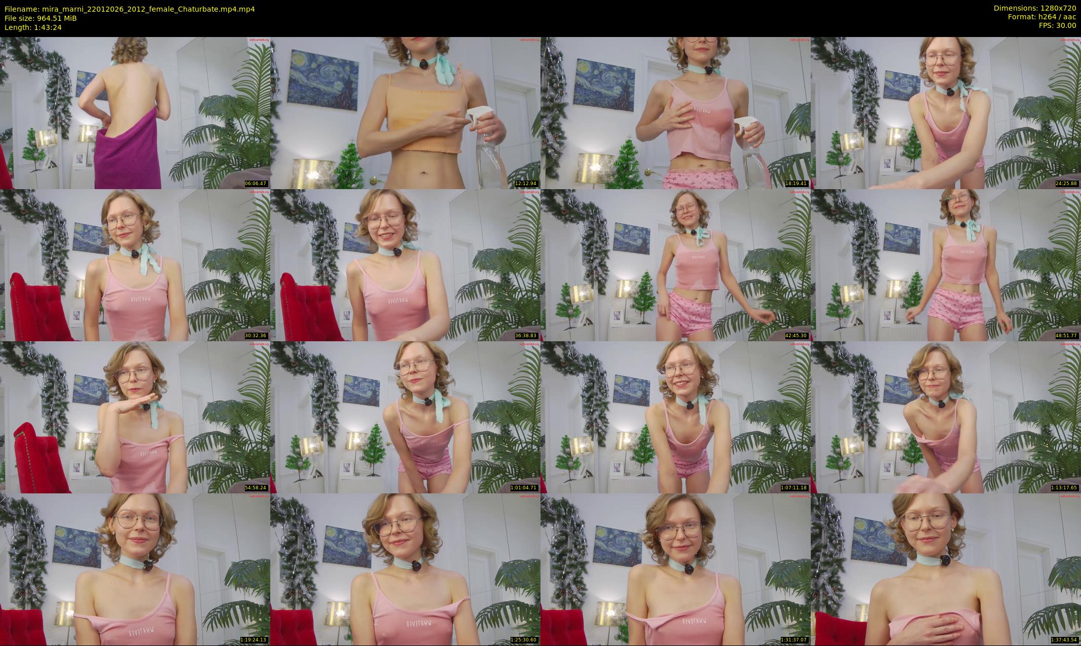 mira_marni — 104 minute Chaturbate female cam show recording, 720p, Jan 22, 2026