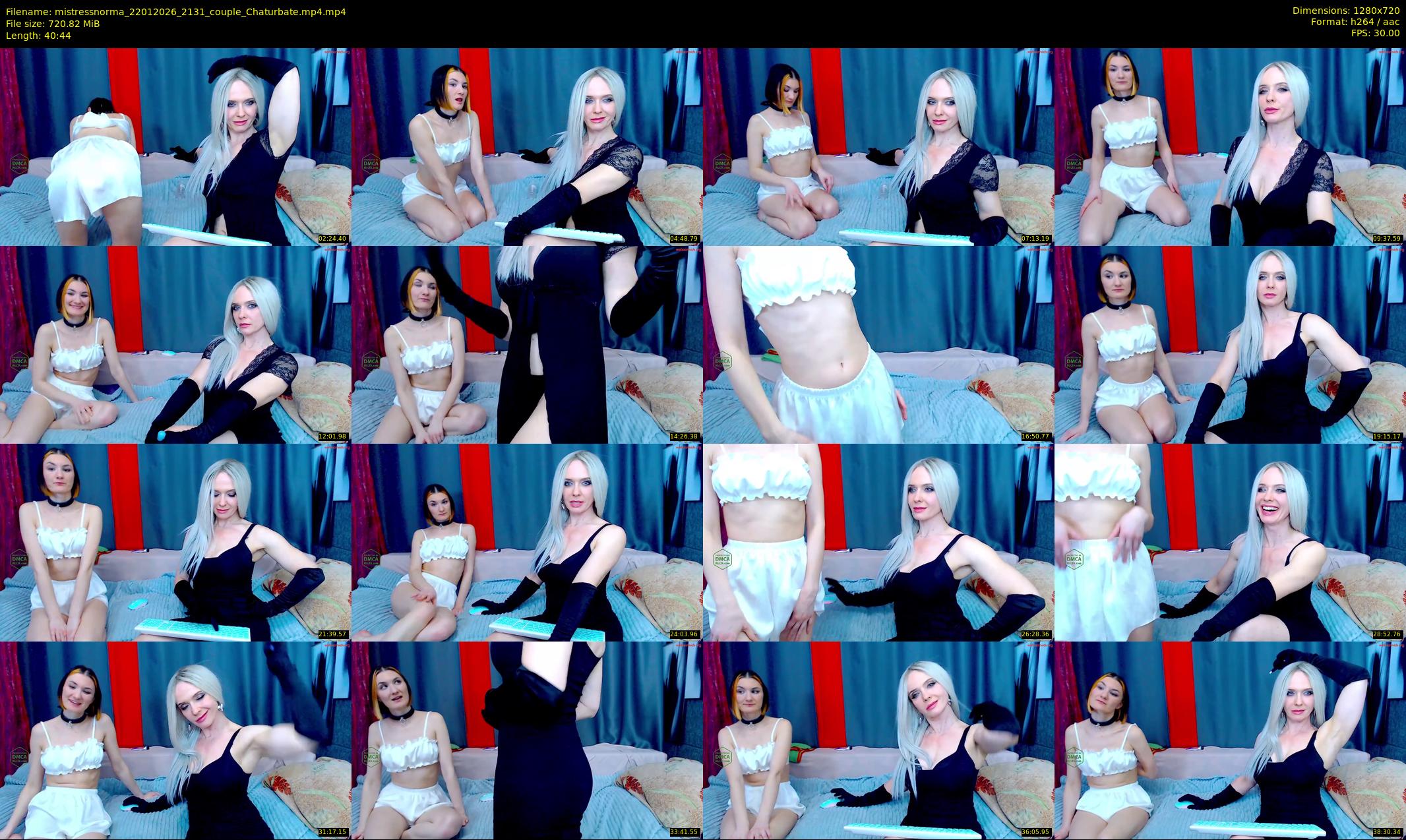mistressnorma — 41 minute Chaturbate female cam show recording, 720p, Jan 22, 2026