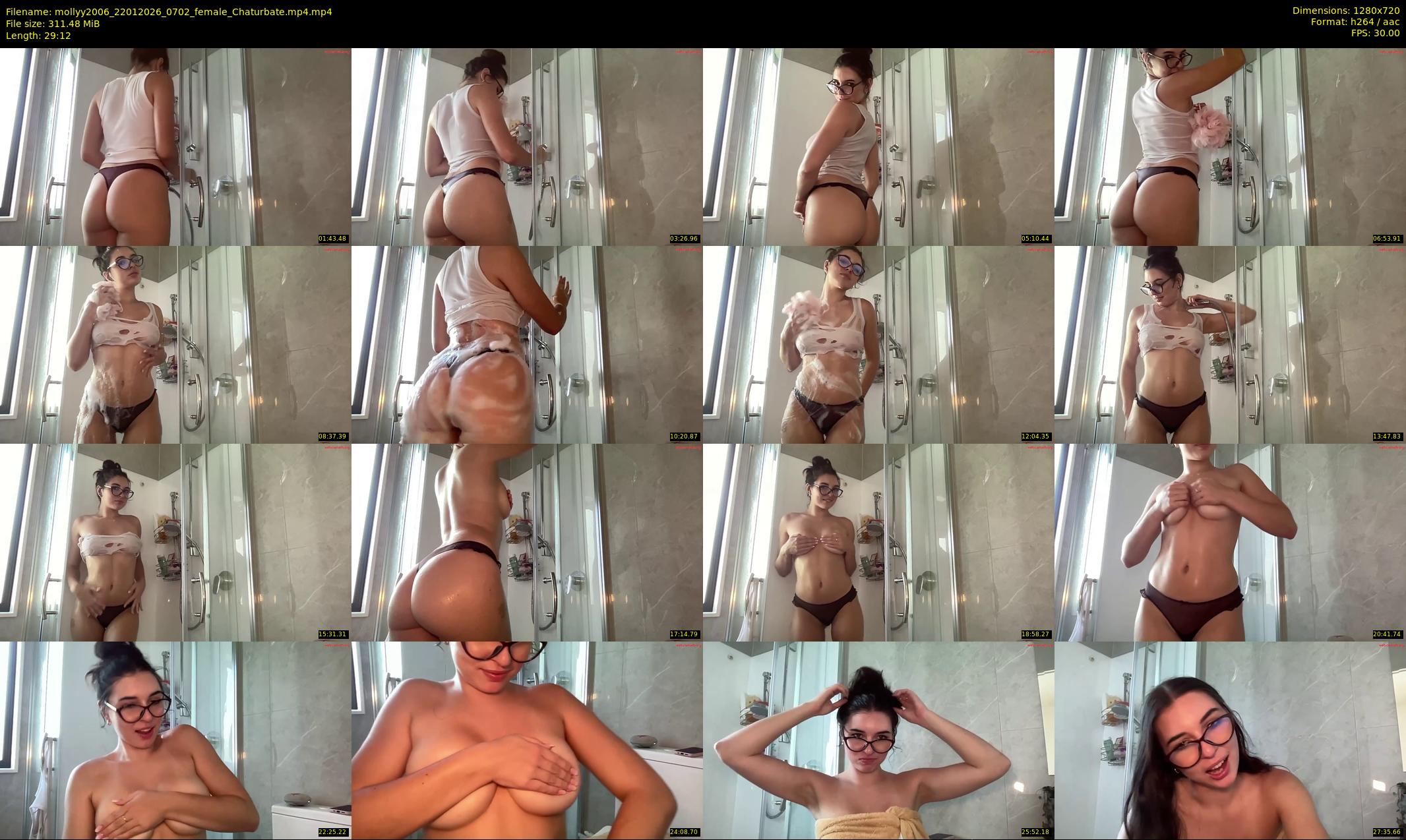 mollyy2006 — 30 minute Chaturbate female cam show recording, 720p, Jan 22, 2026
