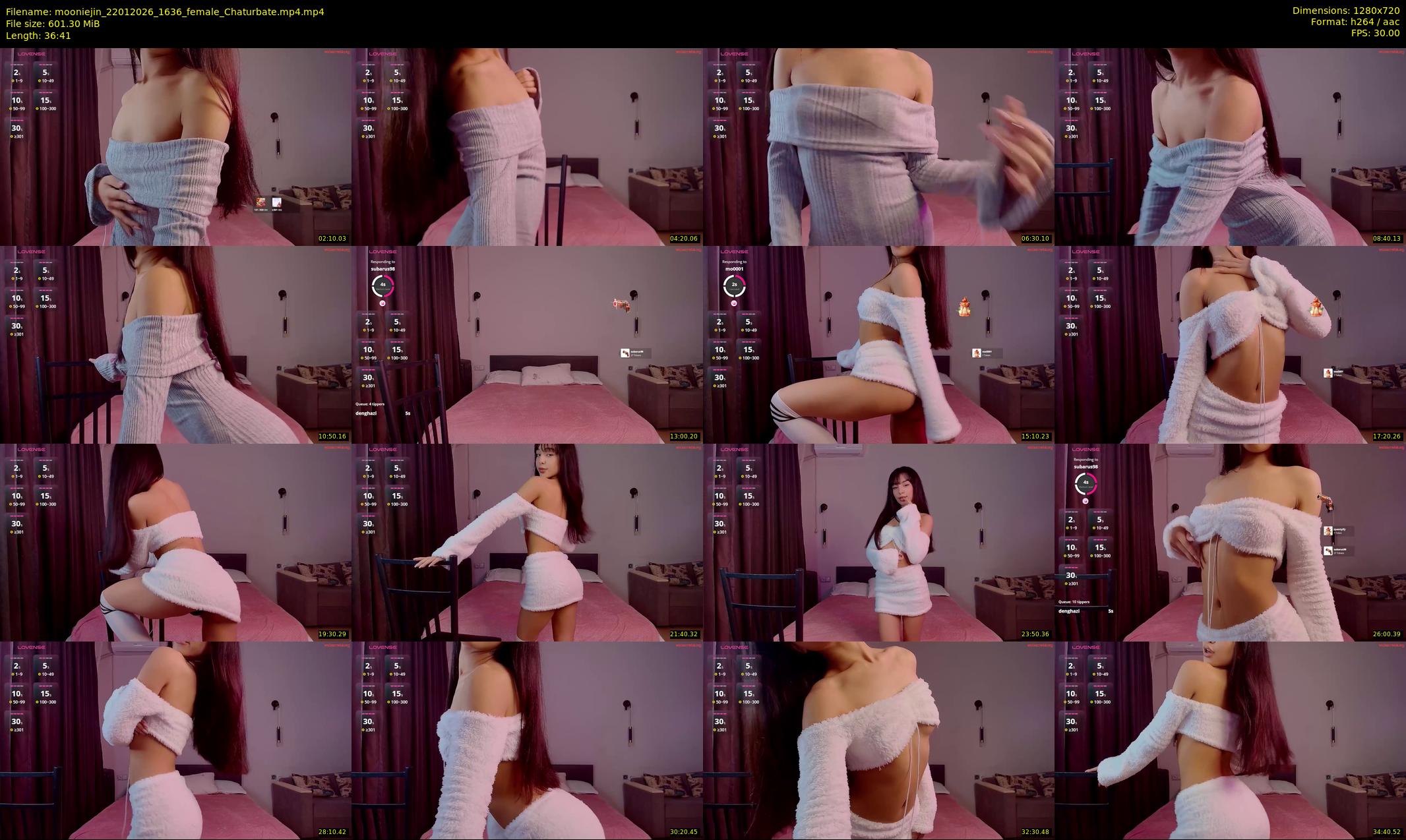 mooniejin — 37 minute Chaturbate female cam show recording, 720p, Jan 22, 2026