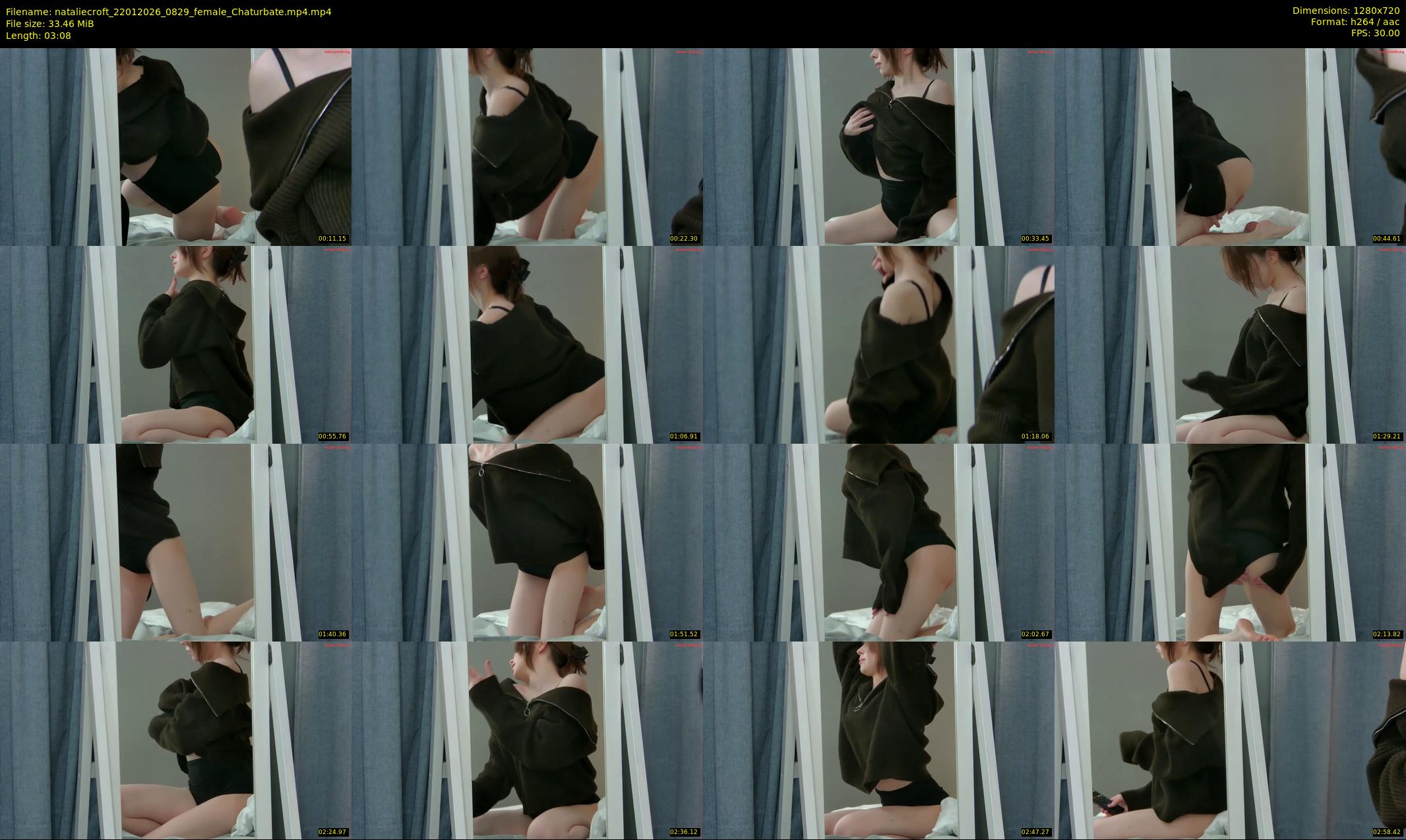 nataliecroft — 4 minute Chaturbate female cam show recording, 720p, Jan 22, 2026