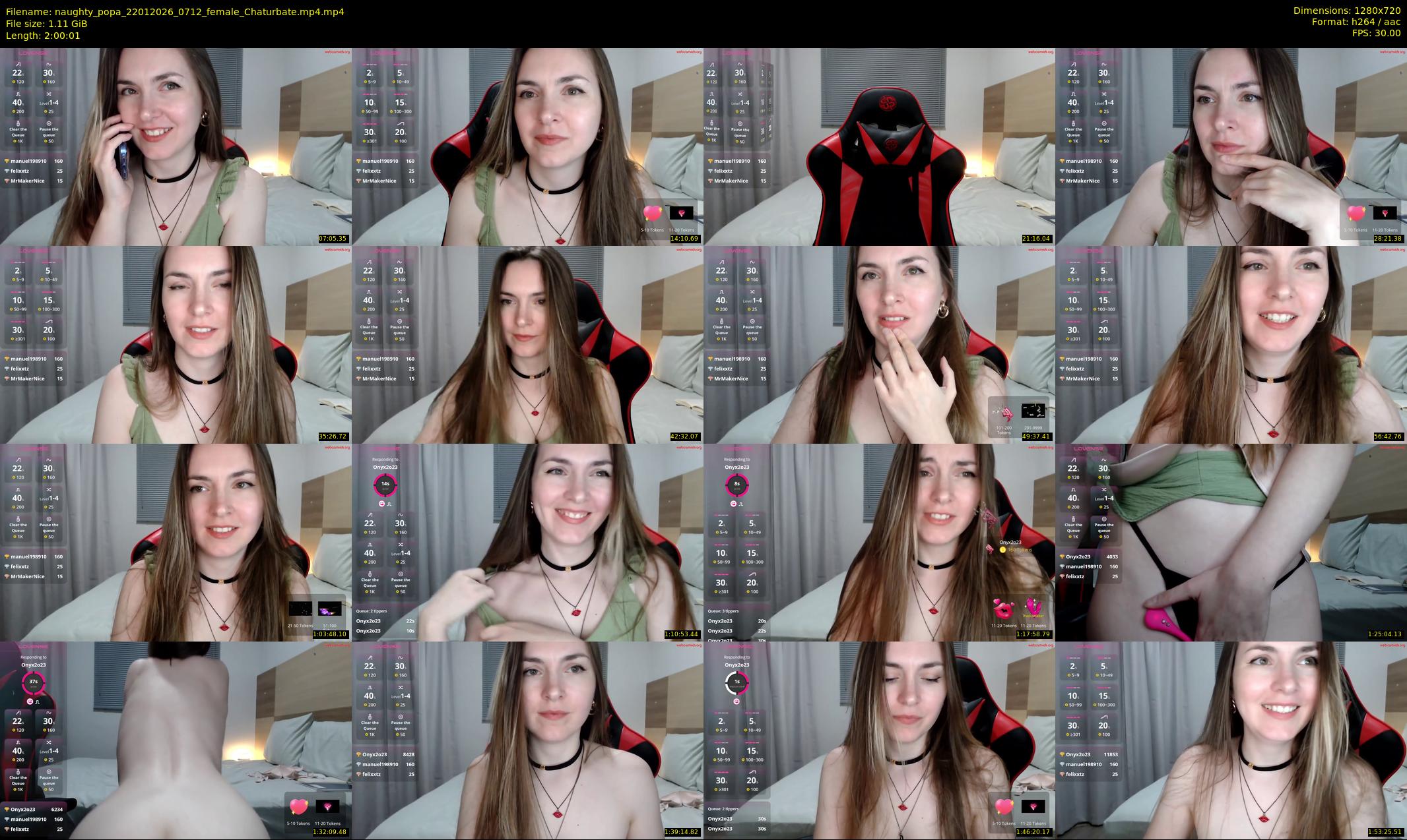 naughty_popa — 121 minute Chaturbate female cam show recording, 720p, Jan 22, 2026