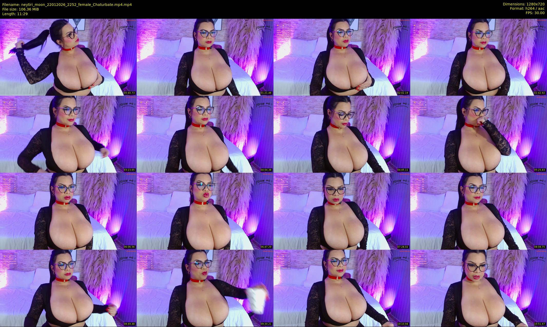 neytiri_moon — 12 minute Chaturbate female cam show recording, 720p, Jan 22, 2026