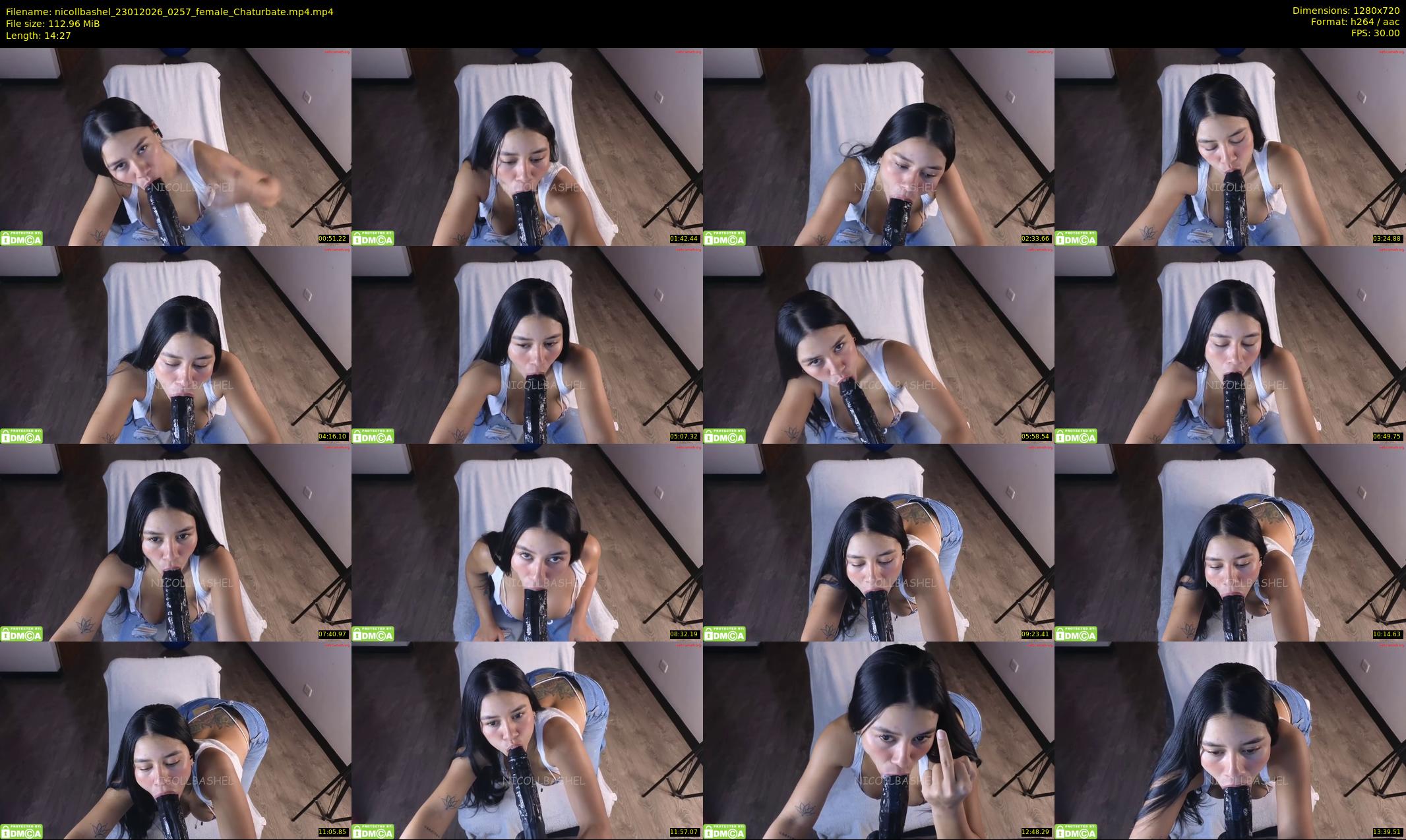 nicollbashel — 15 minute Chaturbate female cam show recording, 720p, Jan 23, 2026