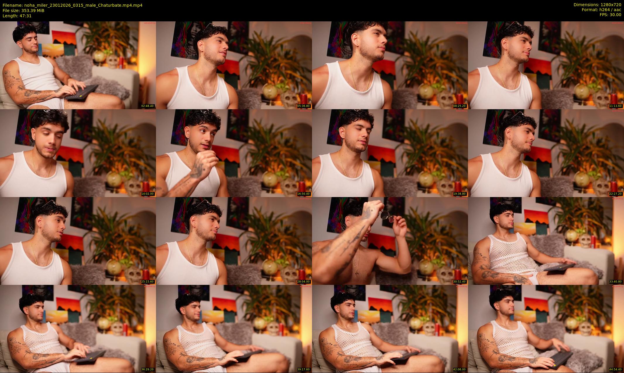noha_miler — 48 minute Chaturbate male cam show recording, 720p, Jan 23, 2026