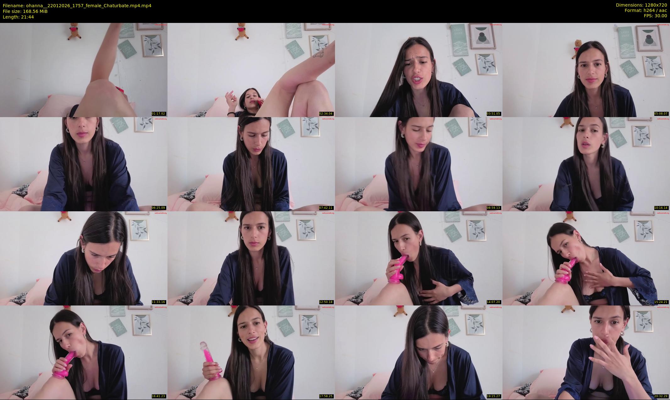 ohanna_ — 22 minute Chaturbate female cam show recording, 720p, Jan 22, 2026