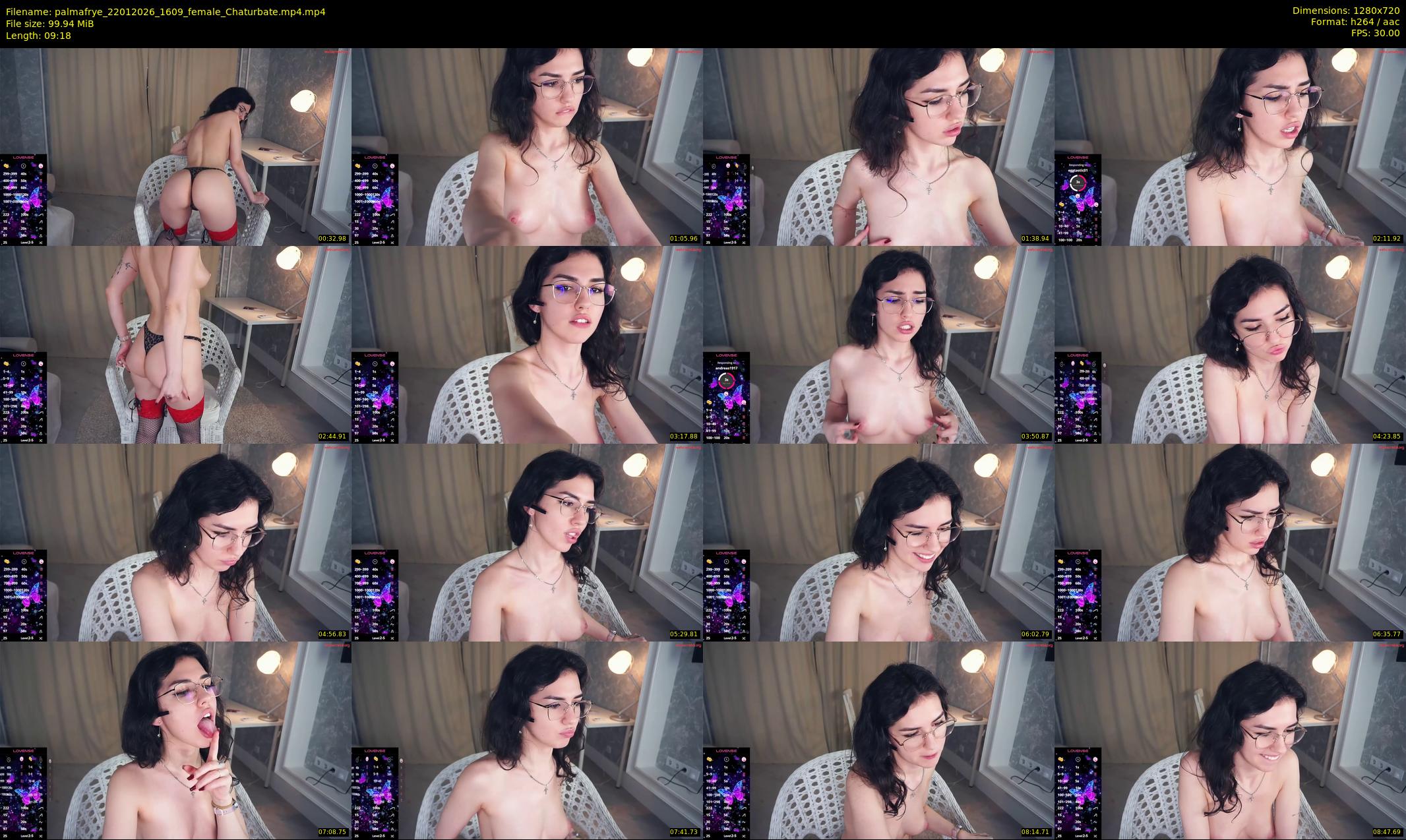 palmafrye — 10 minute Chaturbate female cam show recording, 720p, Jan 22, 2026