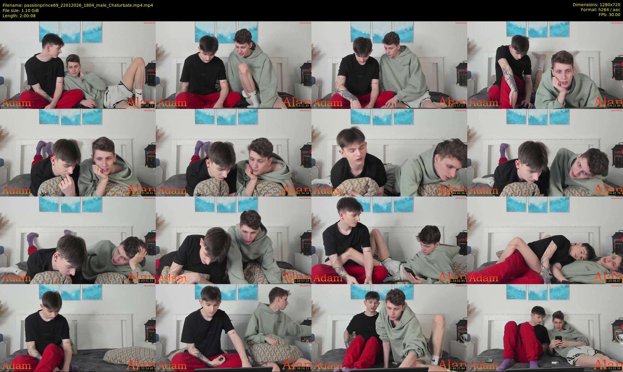 passionprince69 — 121 minute Chaturbate male cam show recording, 720p, Jan 22, 2026