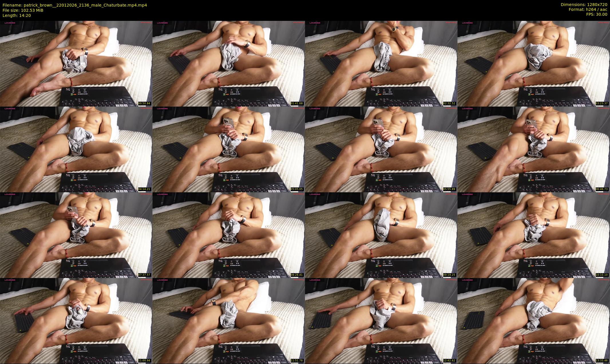 patrick_brown_ — 15 minute Chaturbate male cam show recording, 720p, Jan 22, 2026