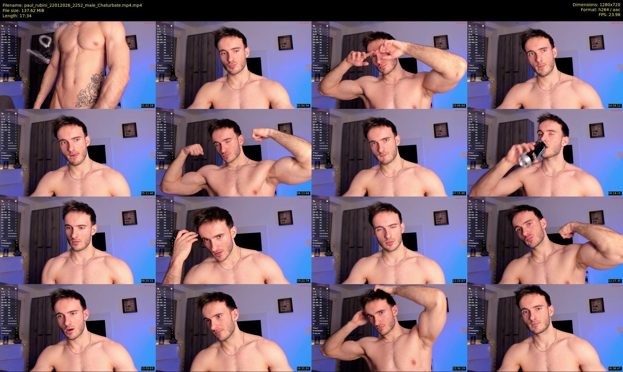 paul_rubini — 18 minute Chaturbate male cam show recording, 720p, Jan 22, 2026