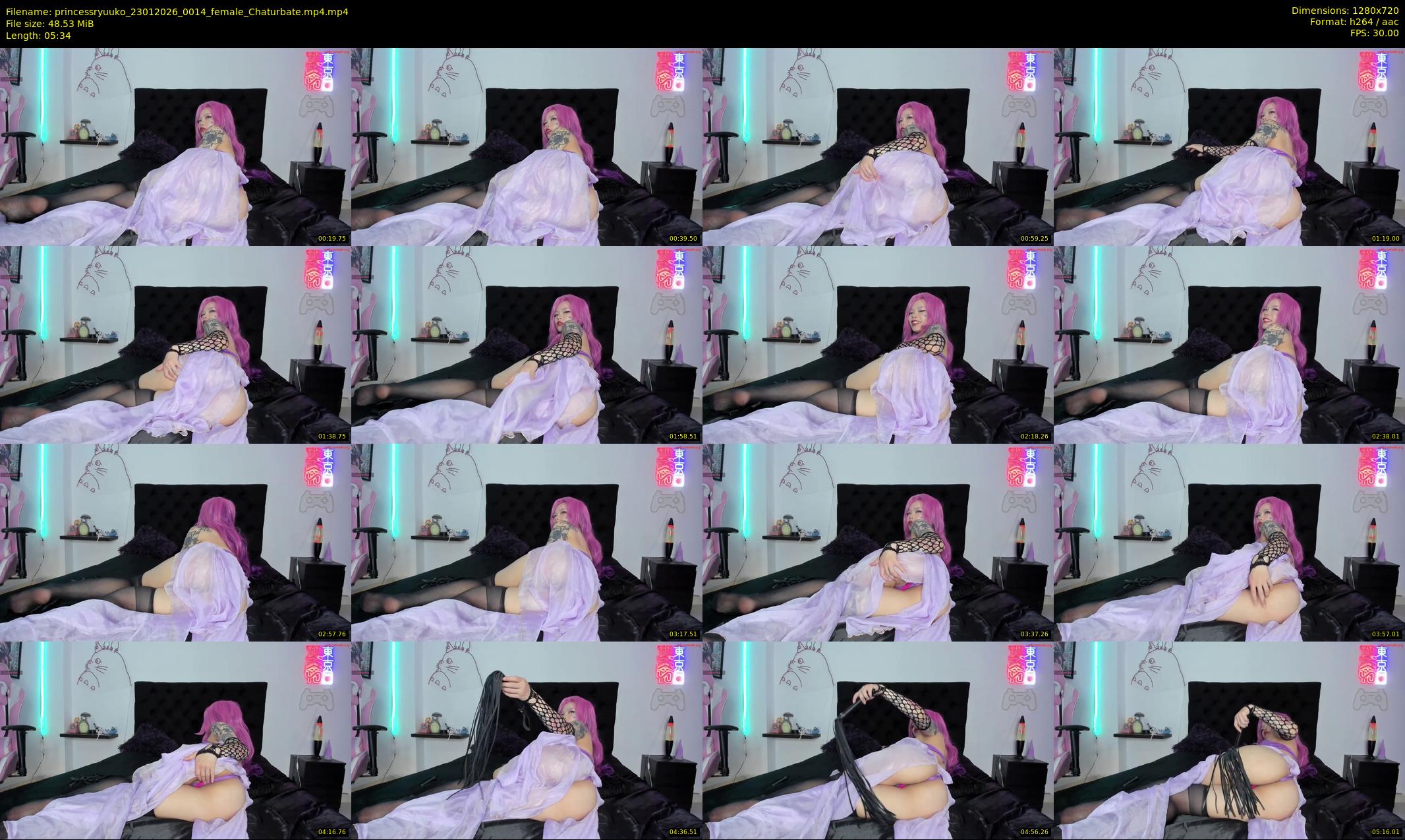 princessryuuko — 6 minute Chaturbate female cam show recording, 720p, Jan 23, 2026