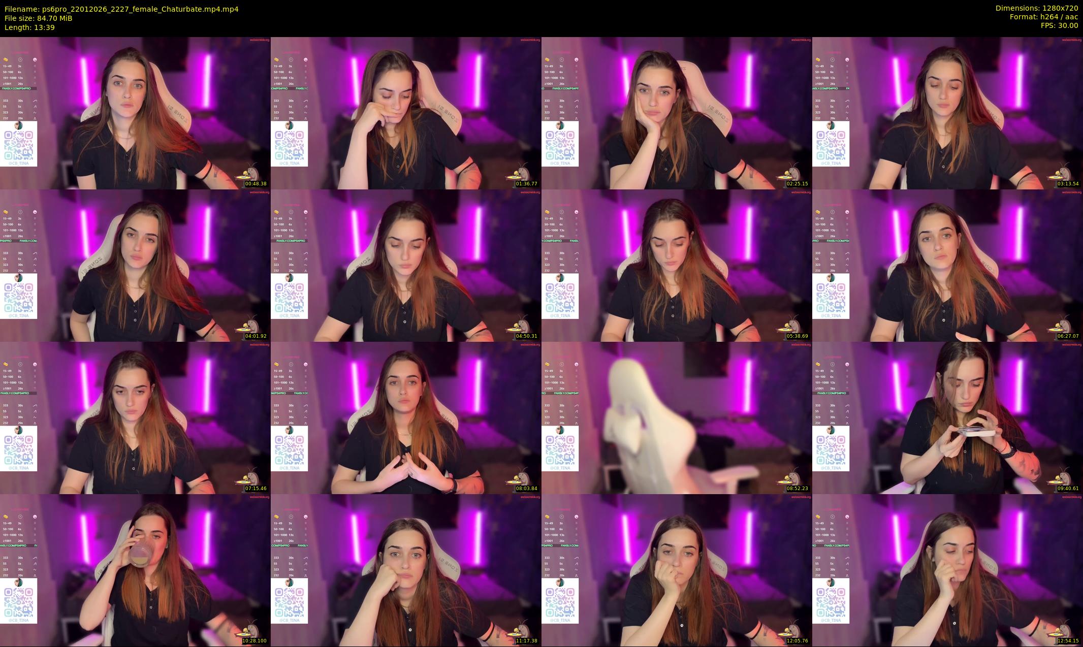 ps6pro — 14 minute Chaturbate female cam show recording, 720p, Jan 22, 2026
