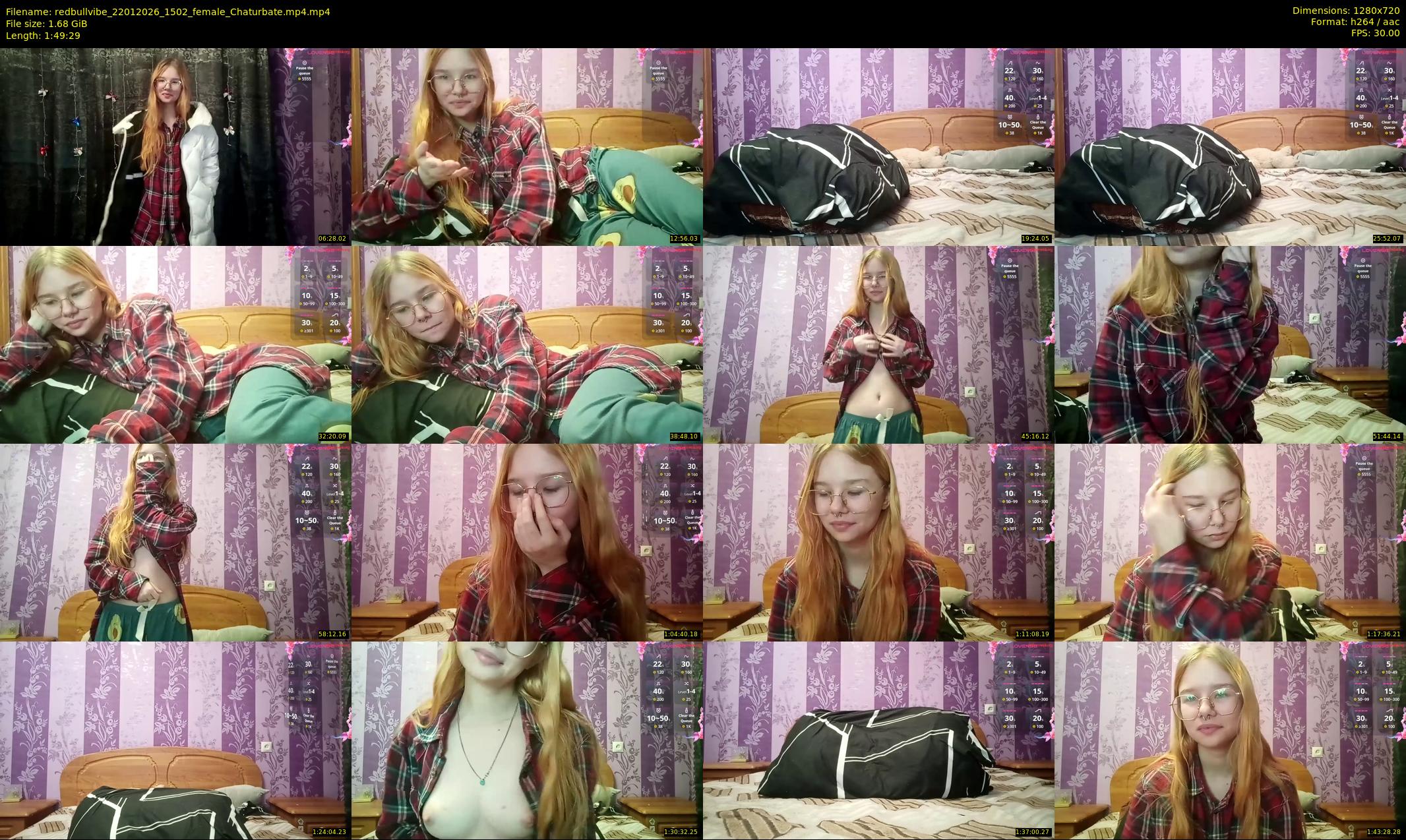 redbullvibe — 110 minute Chaturbate female cam show recording, 720p, Jan 22, 2026