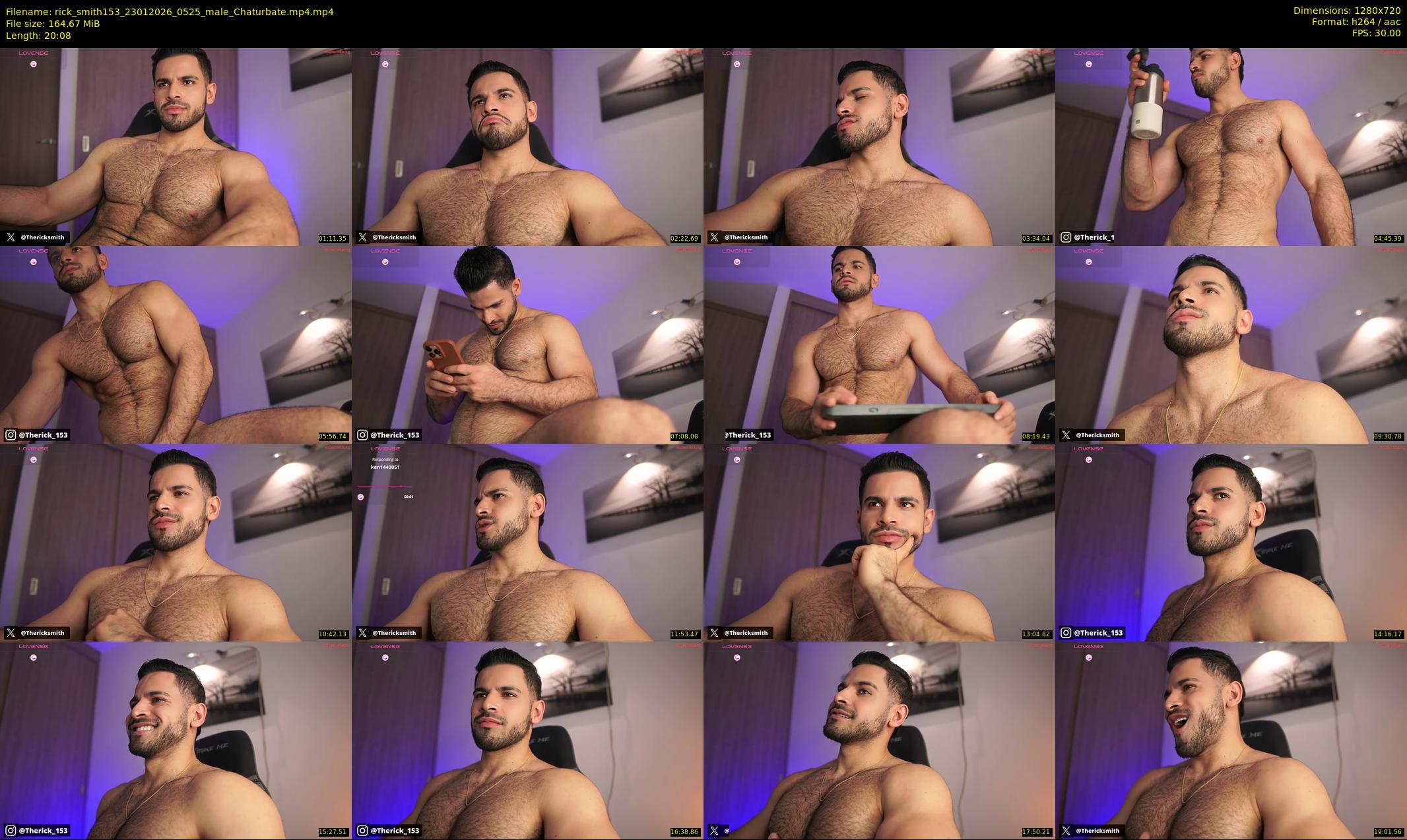 rick_smith153 — 21 minute Chaturbate male cam show recording, 720p, Jan 23, 2026