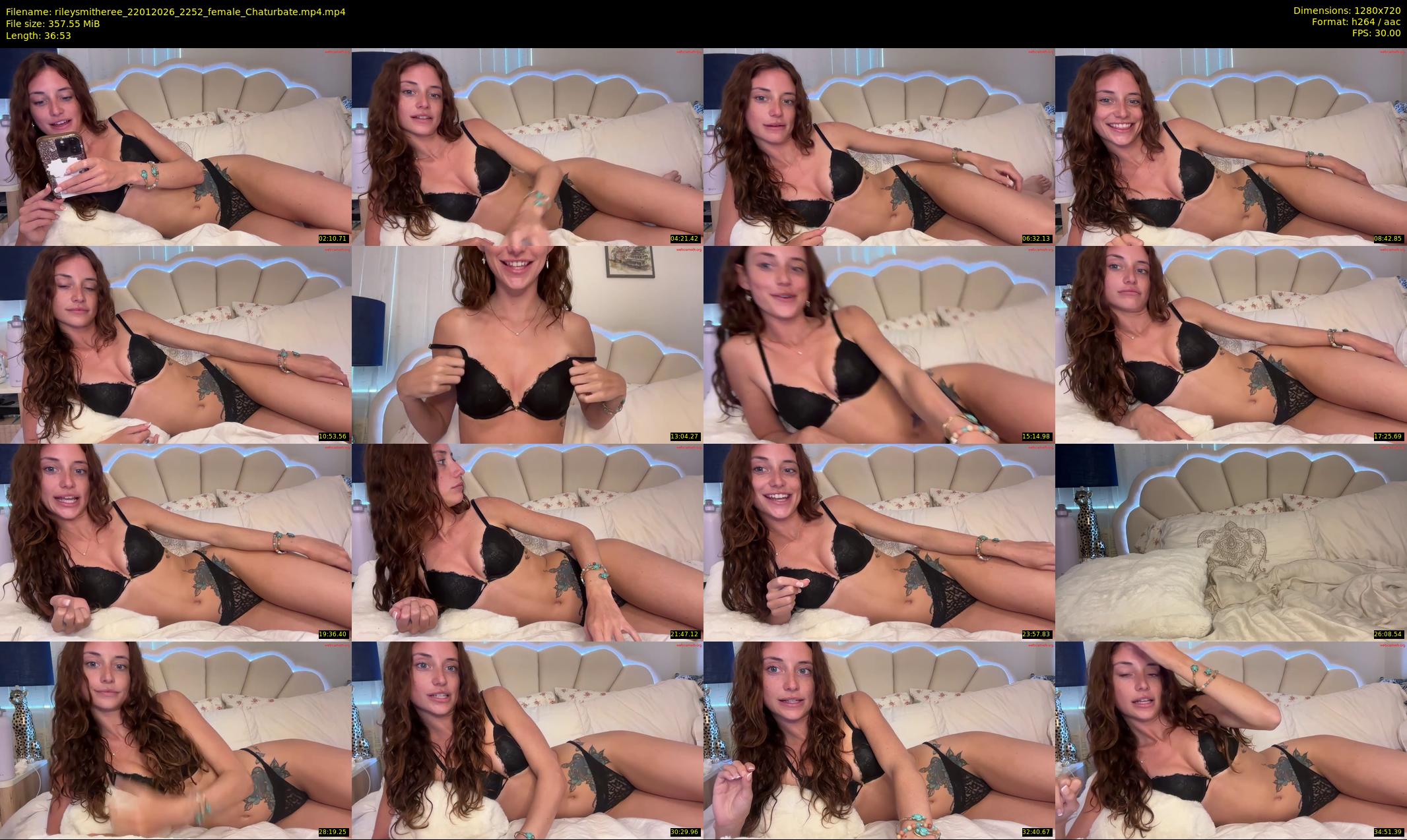 rileysmitheree — 37 minute Chaturbate female cam show recording, 720p, Jan 22, 2026