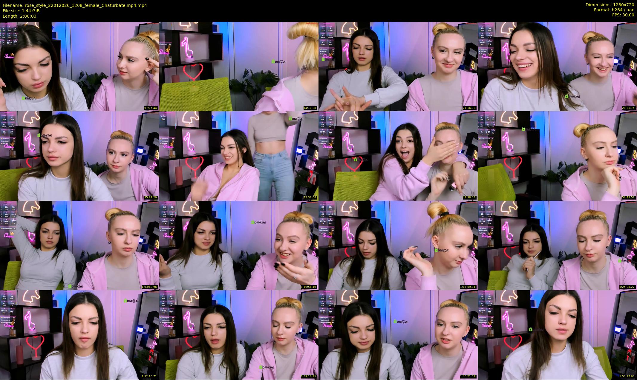 rose_style — 121 minute Chaturbate couple cam show recording, 720p, Jan 22, 2026
