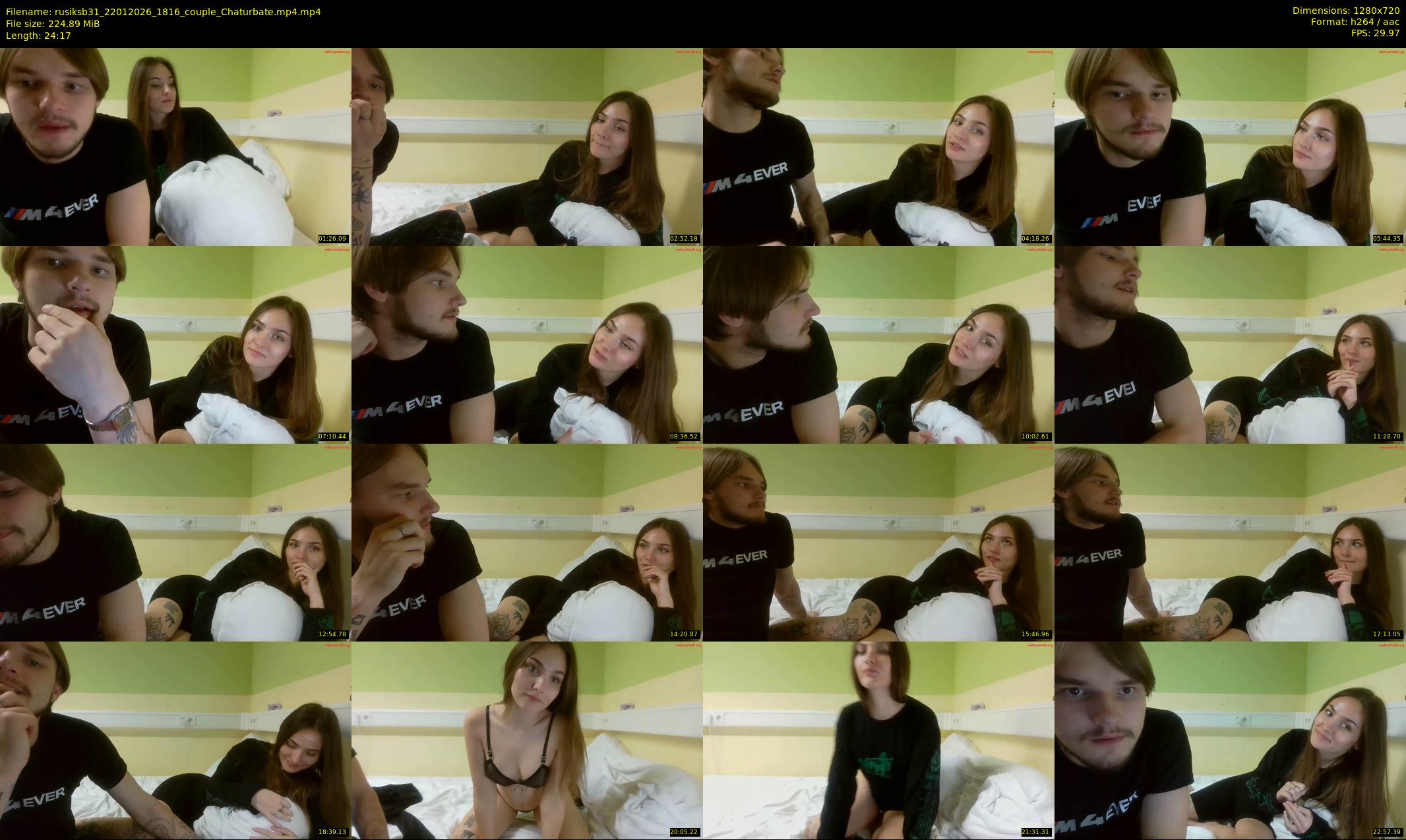 rusiksb31 — 25 minute Chaturbate couple cam show recording, 720p, Jan 22, 2026