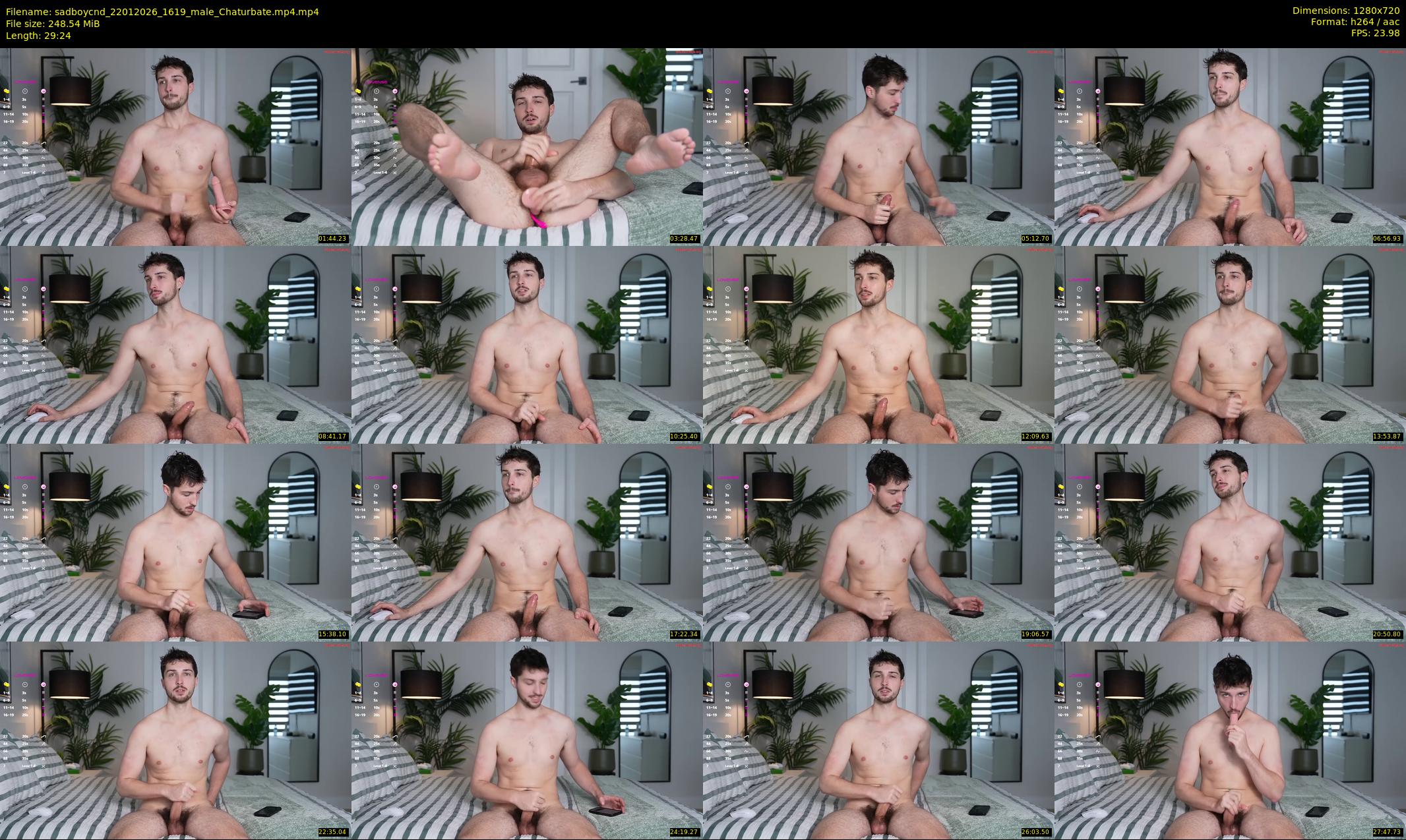 sadboycnd — 30 minute Chaturbate male cam show recording, 720p, Jan 22, 2026
