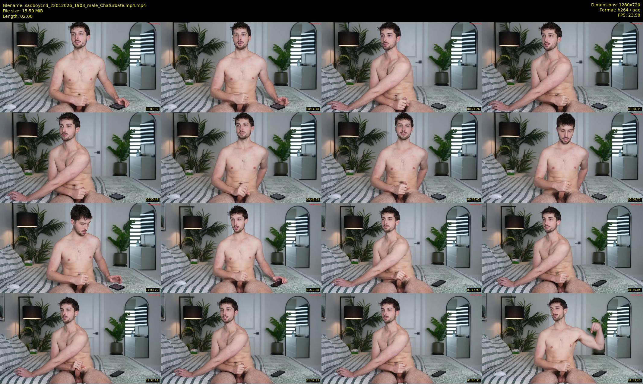 sadboycnd — 2 minute Chaturbate male cam show recording, 720p, Jan 22, 2026