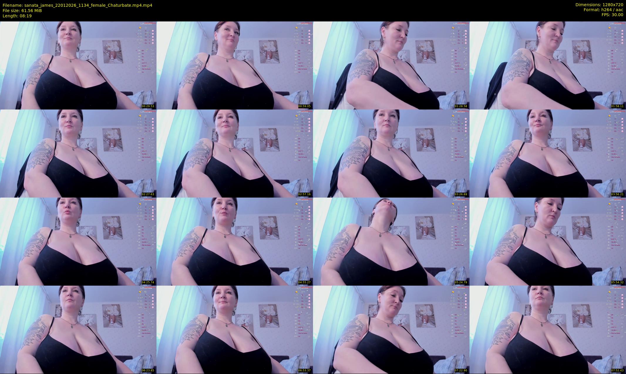 sanata_james — 9 minute Chaturbate female cam show recording, 720p, Jan 22, 2026