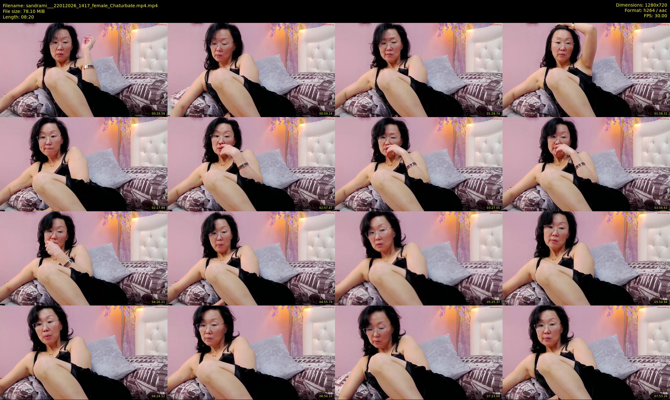 sandrami__ — 9 minute Chaturbate female cam show recording, 720p, Jan 22, 2026