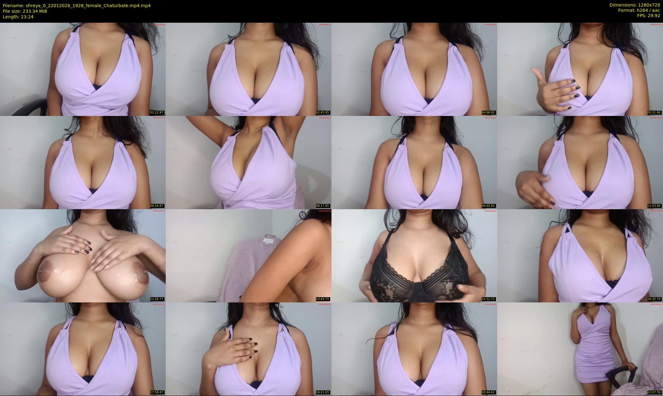 shreya_0 — 24 minute Chaturbate female cam show recording, 720p, Jan 22, 2026