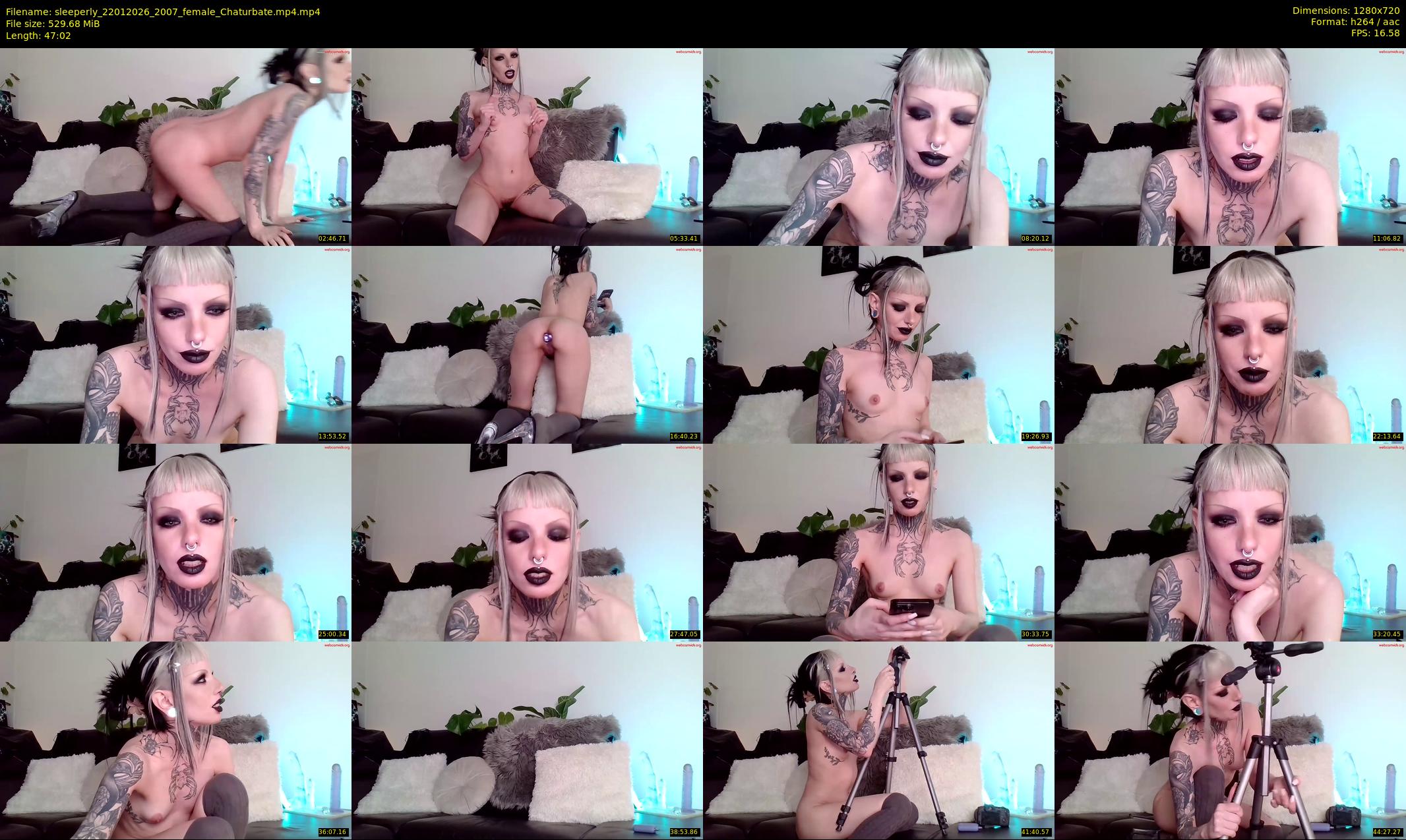 sleeperly — 48 minute Chaturbate female cam show recording, 720p, Jan 22, 2026