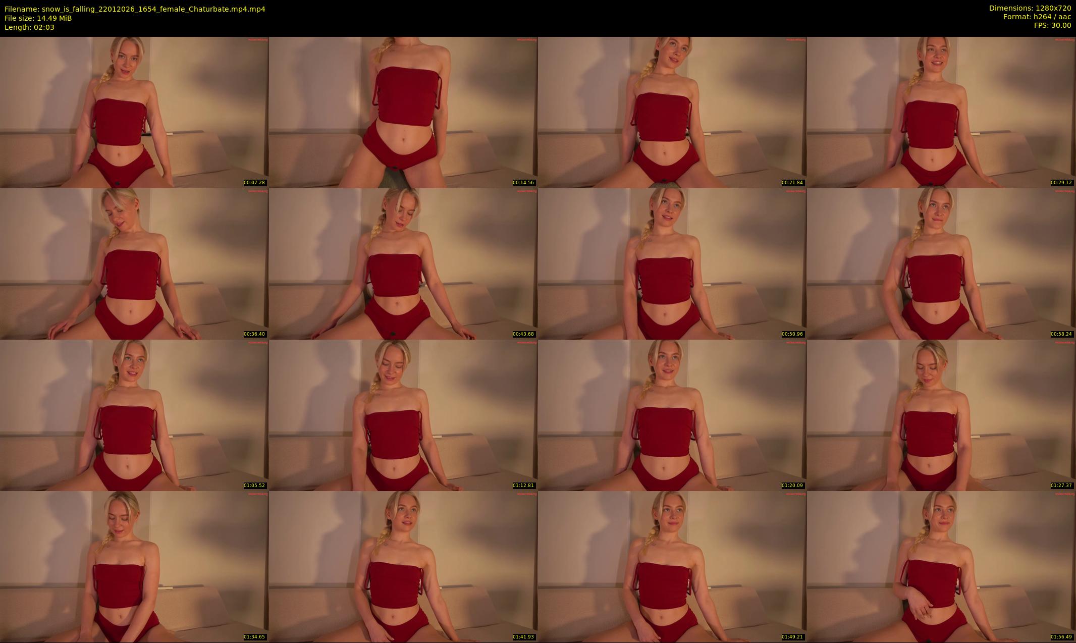 snow_is_falling — 3 minute Chaturbate female cam show recording, 720p, Jan 22, 2026