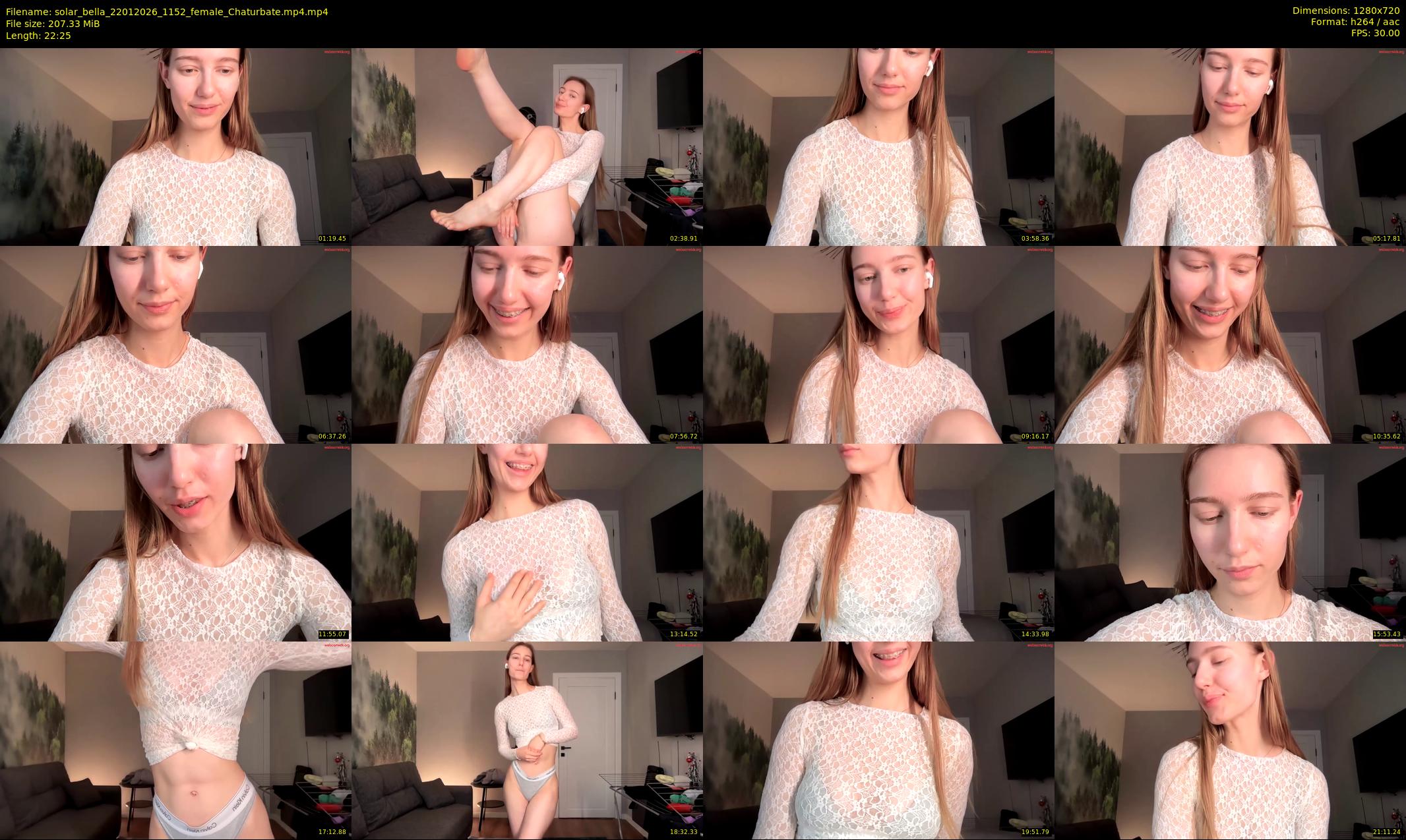 solar_bella — 23 minute Chaturbate female cam show recording, 720p, Jan 22, 2026