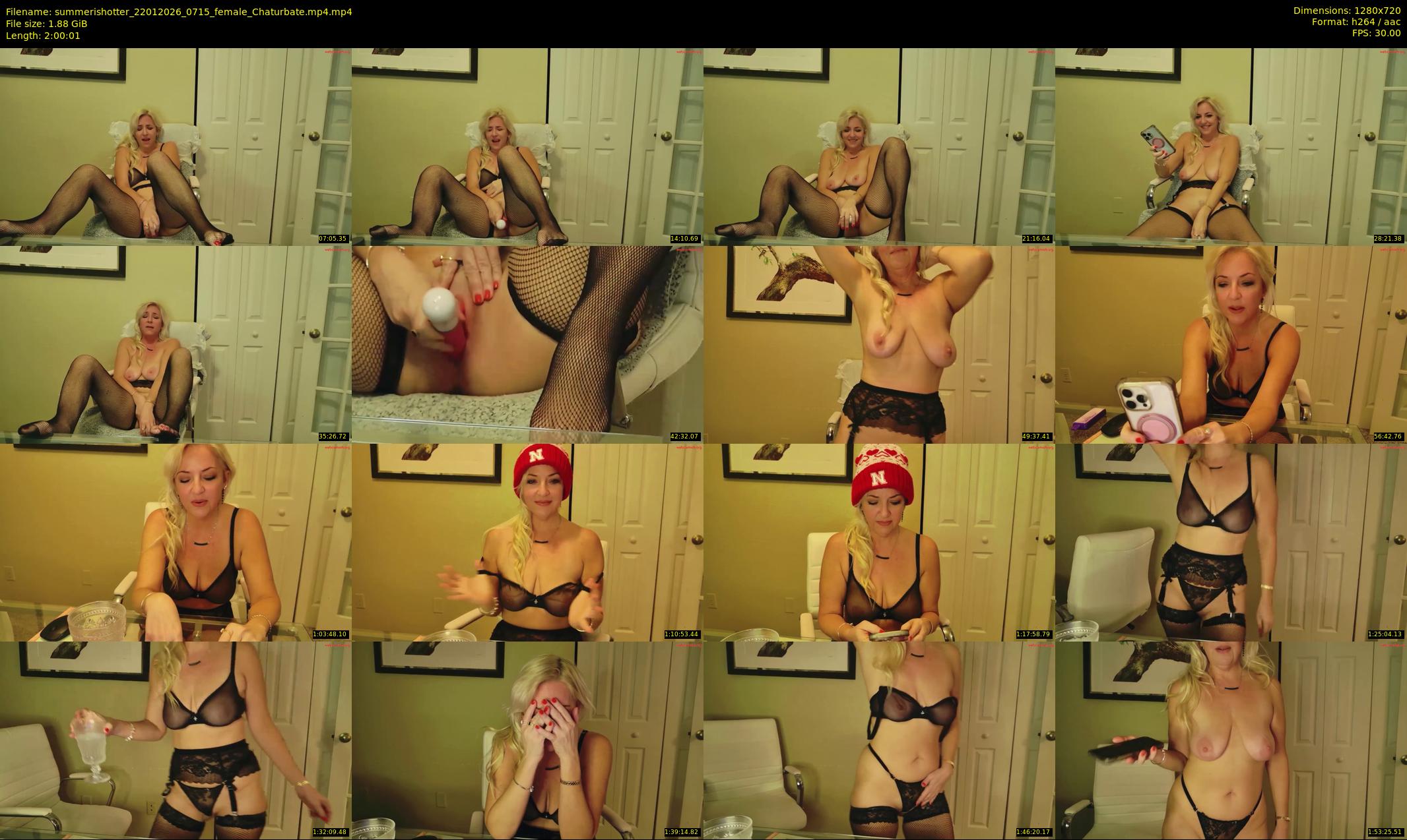 summerishotter — 121 minute Chaturbate female cam show recording, 720p, Jan 22, 2026