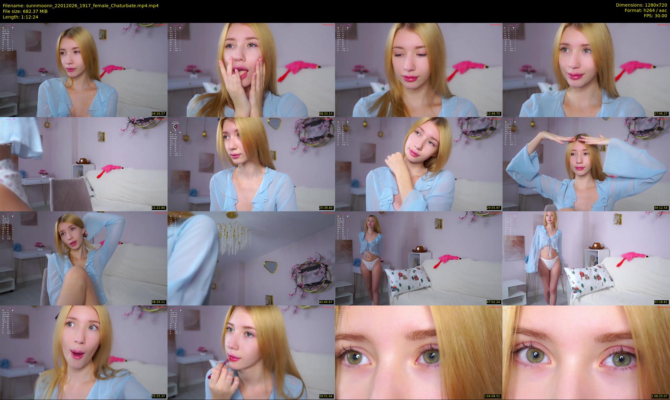 sunnmoonn — 73 minute Chaturbate female cam show recording, 720p, Jan 22, 2026