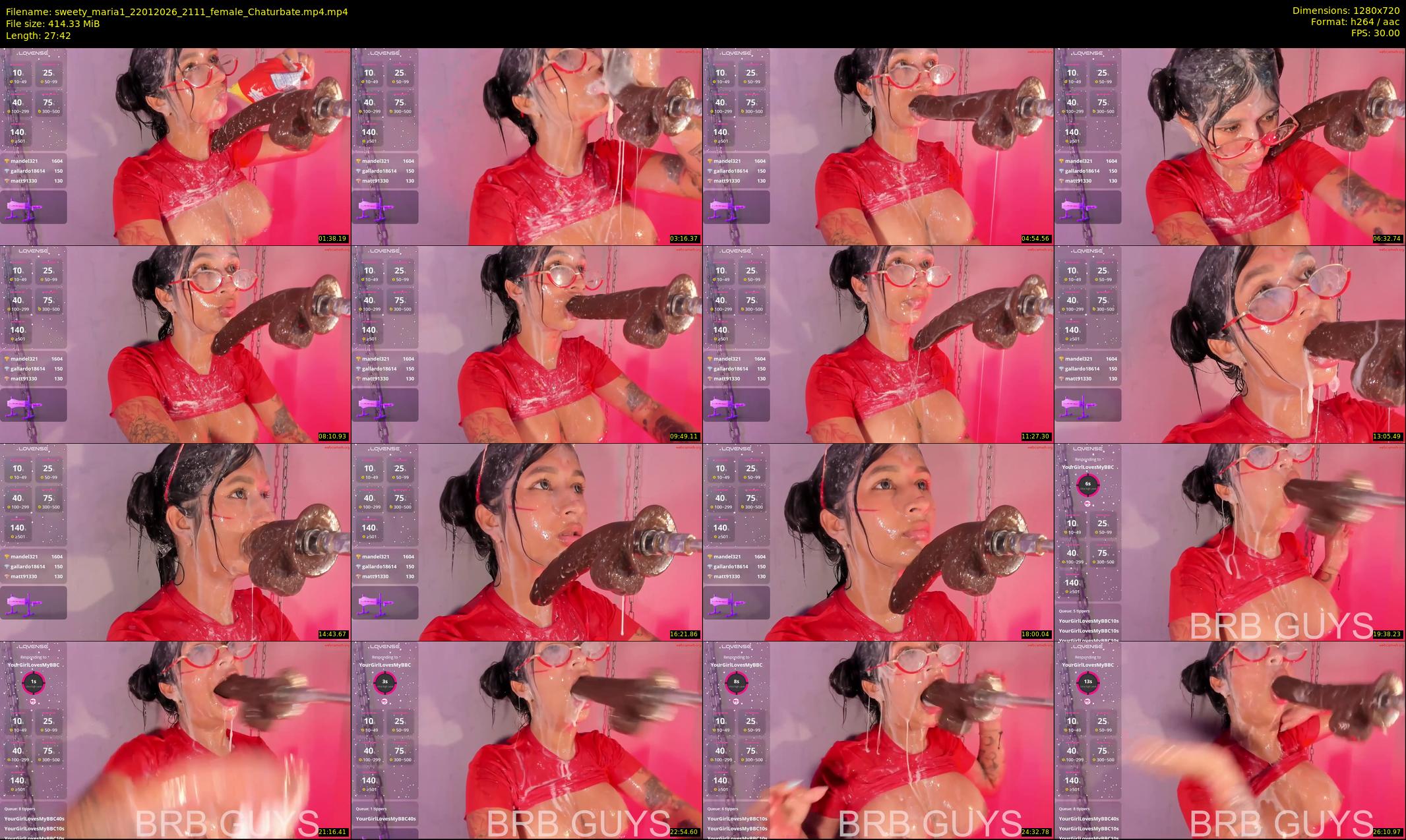 sweety_maria1 — 28 minute Chaturbate female cam show recording, 720p, Jan 22, 2026