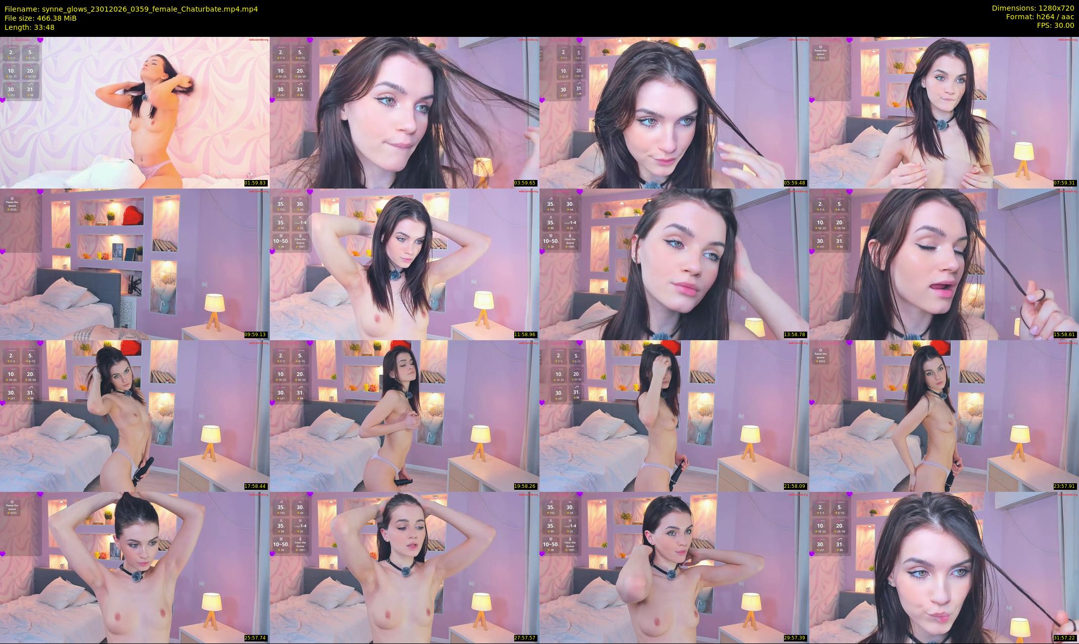 synne_glows — 34 minute Chaturbate female cam show recording, 720p, Jan 23, 2026