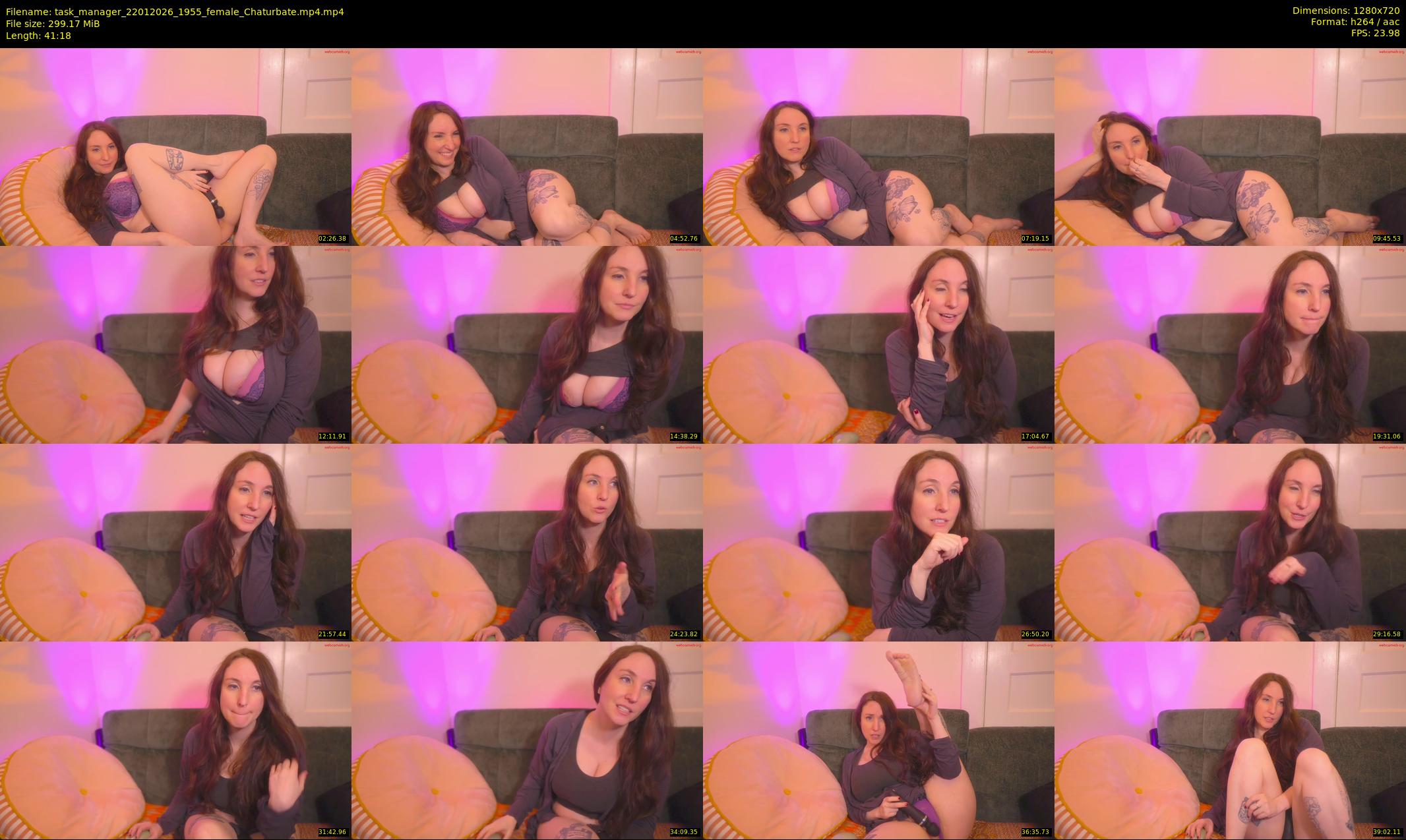 task_manager — 42 minute Chaturbate couple cam show recording, 720p, Jan 22, 2026