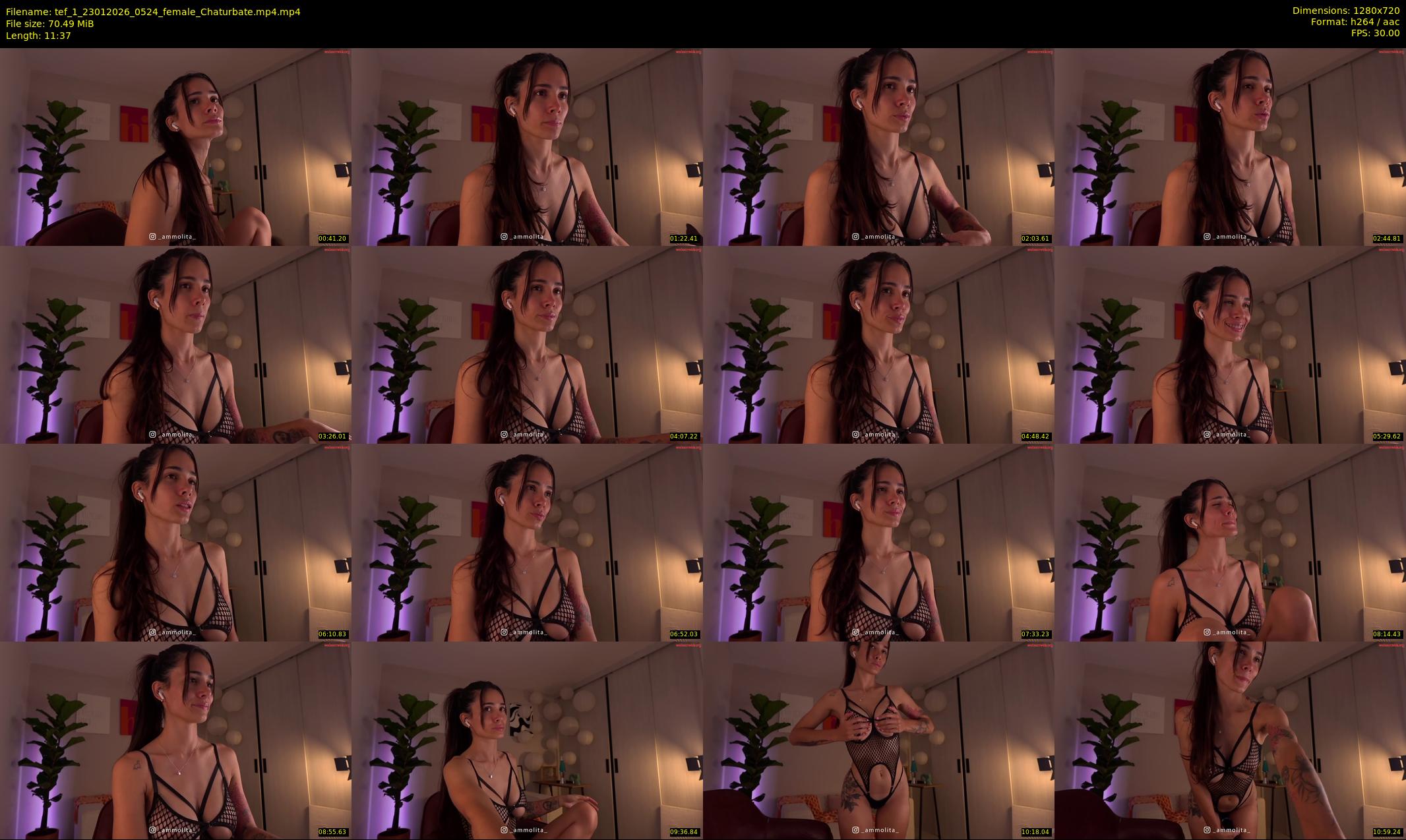 tef_1 — 12 minute Chaturbate female cam show recording, 720p, Jan 23, 2026